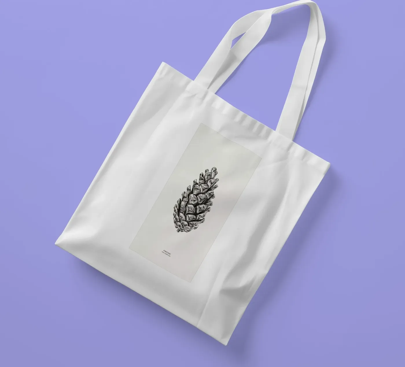 Pinecone tote bag by Flora & Fauna