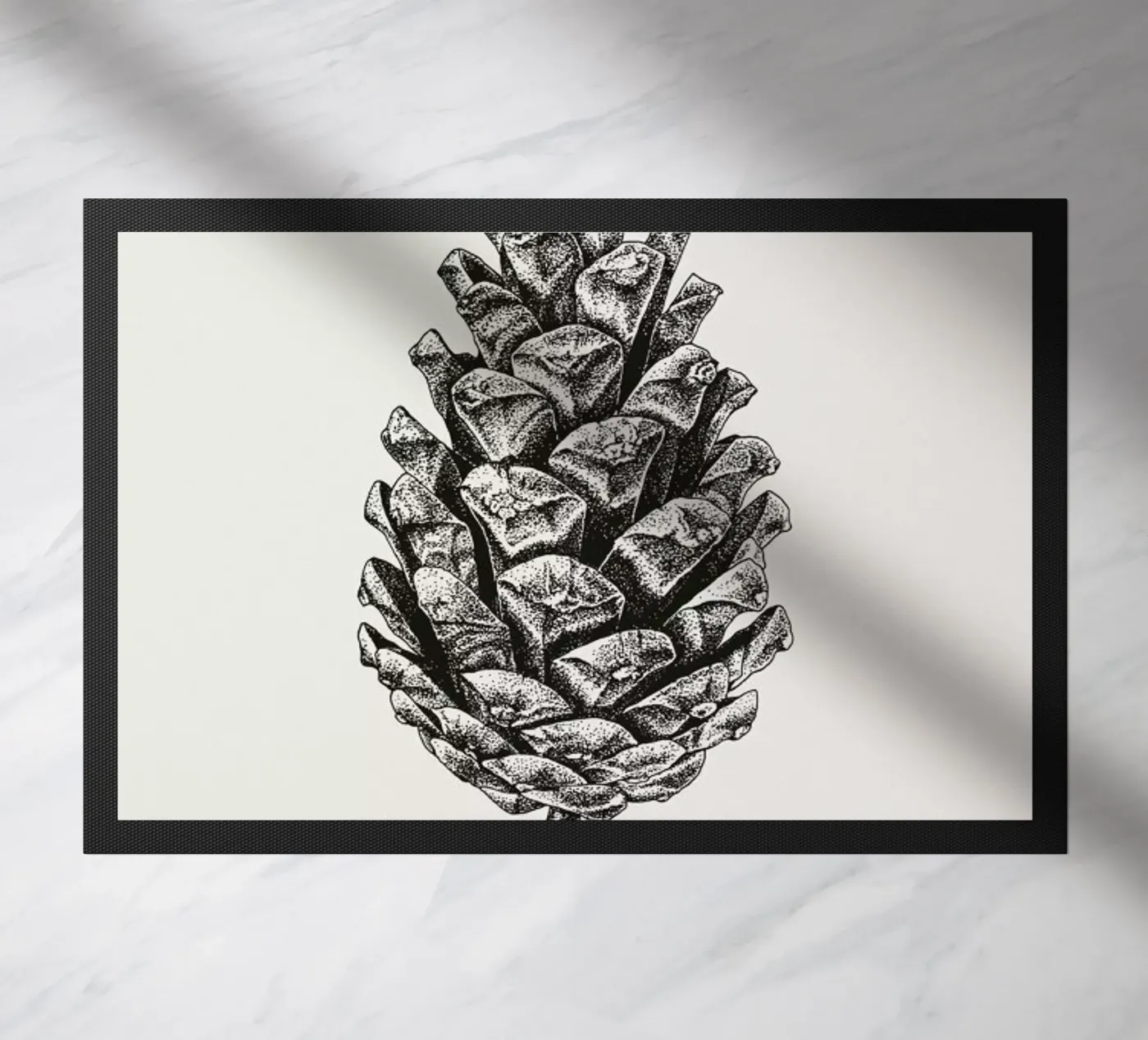 Pinecone doormat by Flora & Fauna
