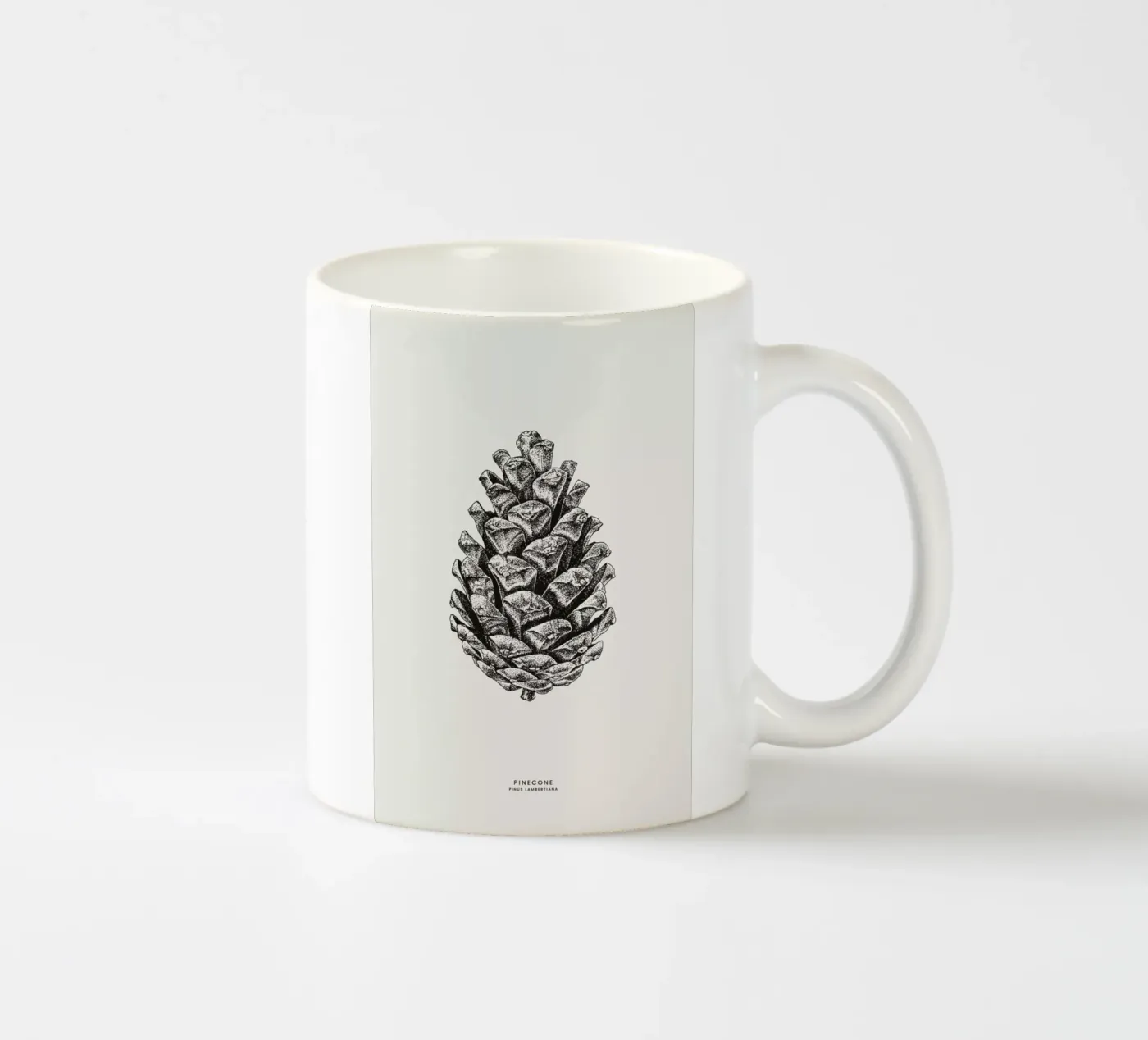 Pinecone ceramic mug by Flora & Fauna