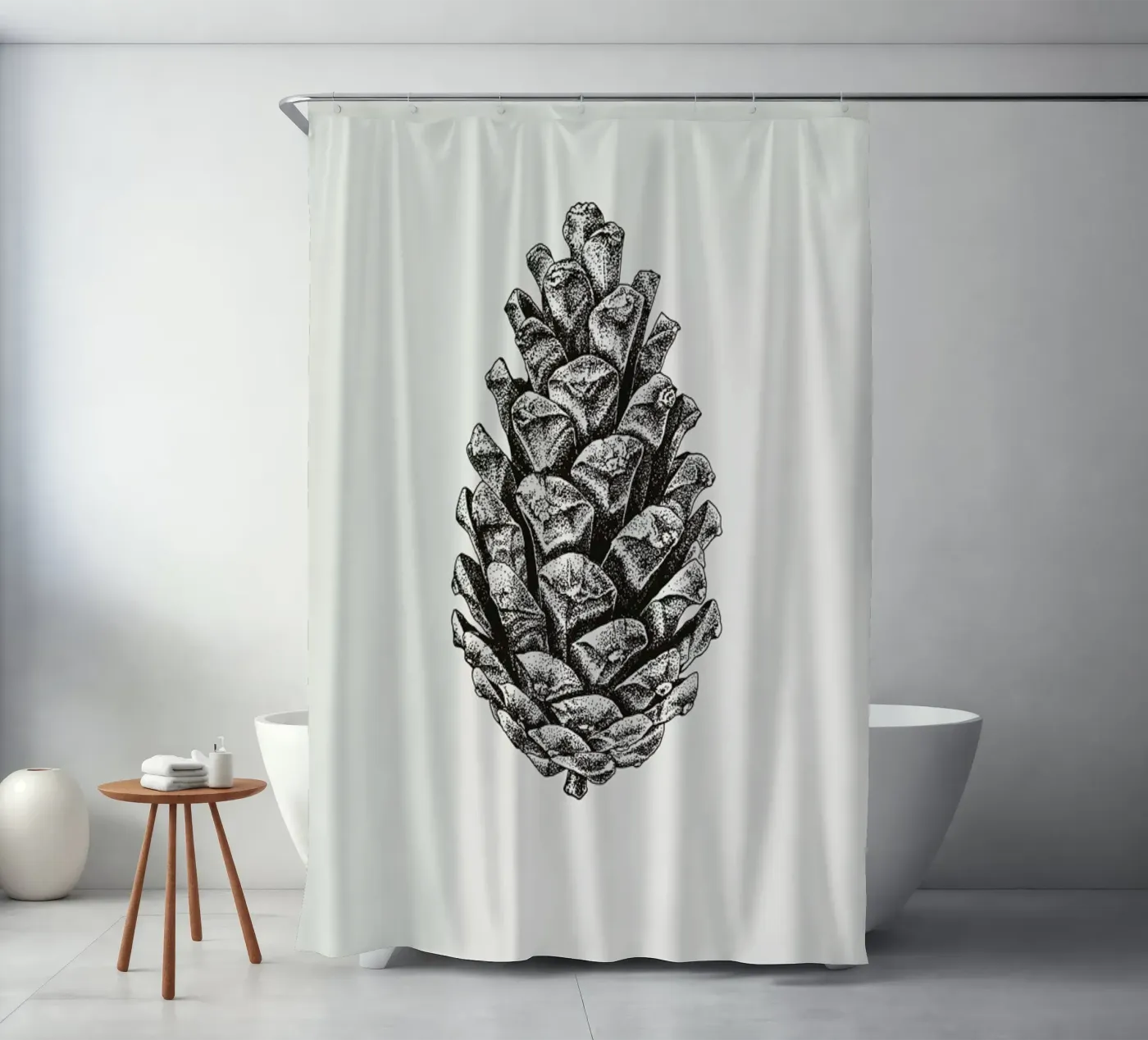 Pinecone Duschvorhang von Flora & Fauna