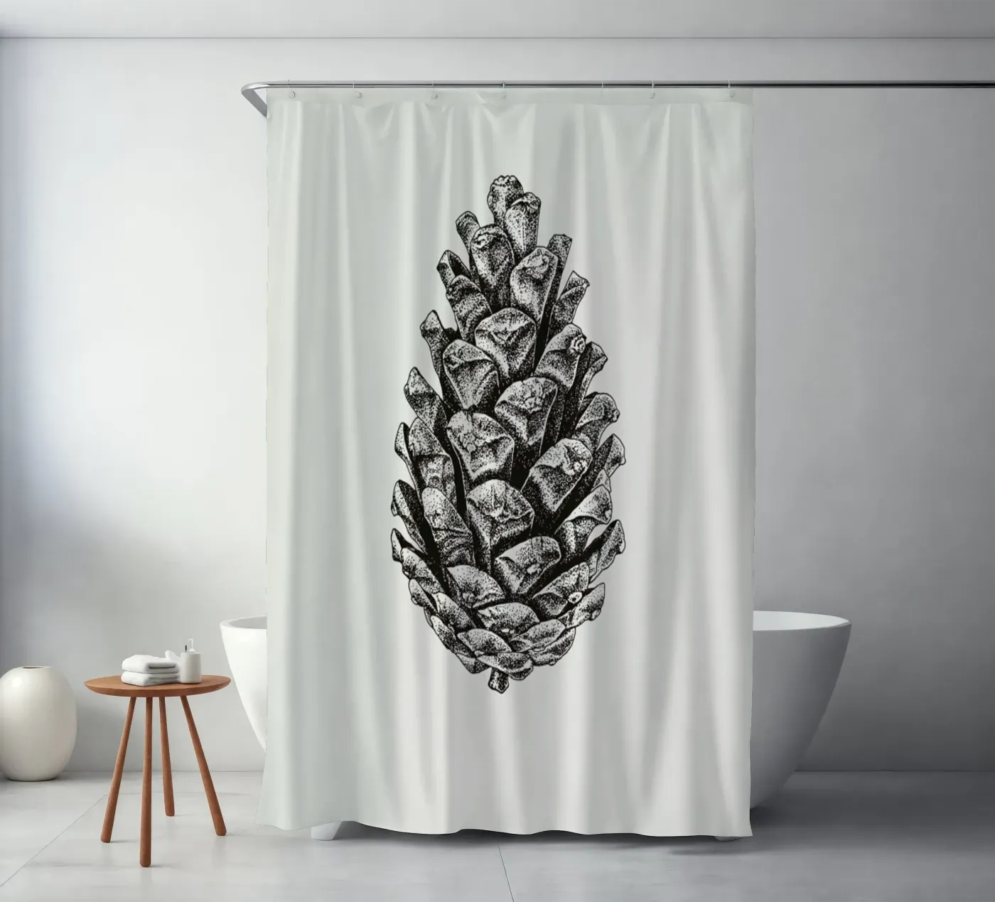 Pinecone Duschvorhang von Flora & Fauna