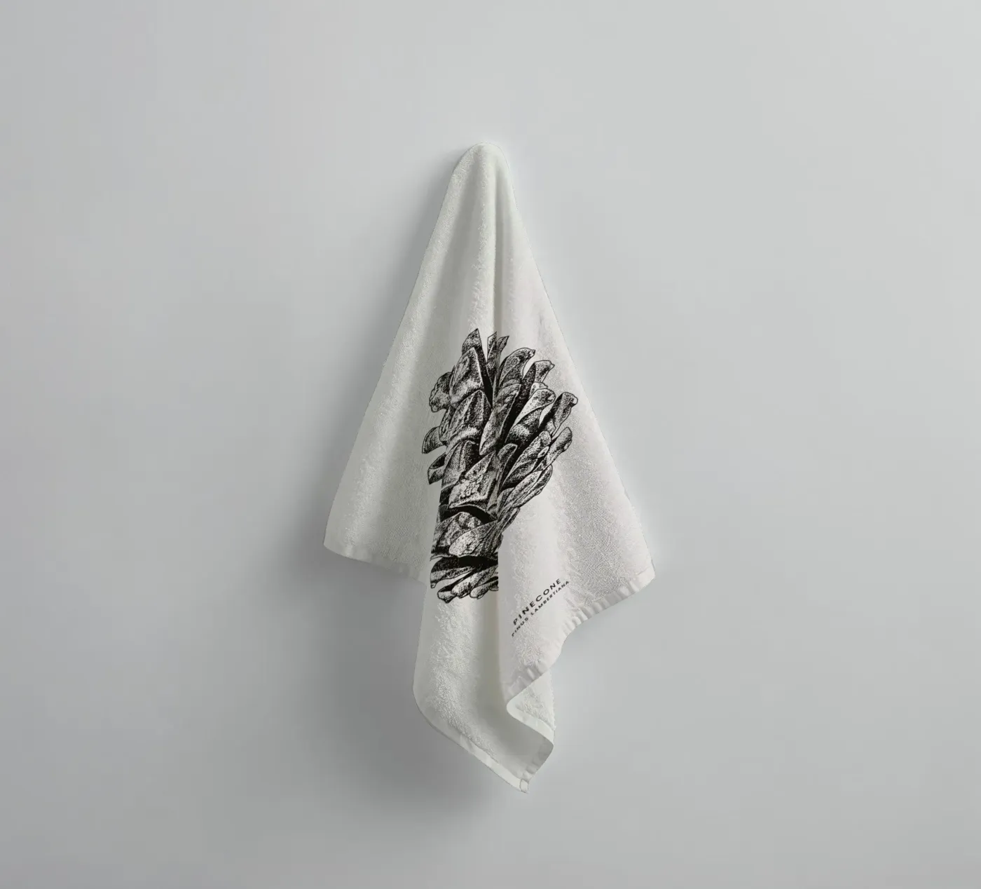 Pinecone Handtuch von Flora & Fauna