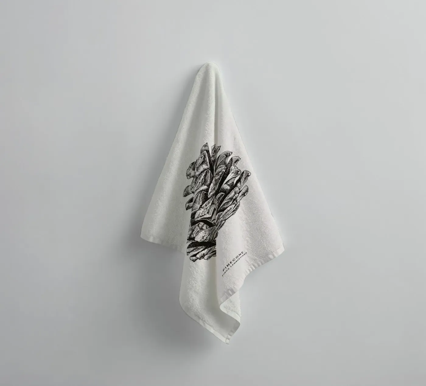 Pinecone towel by Flora & Fauna