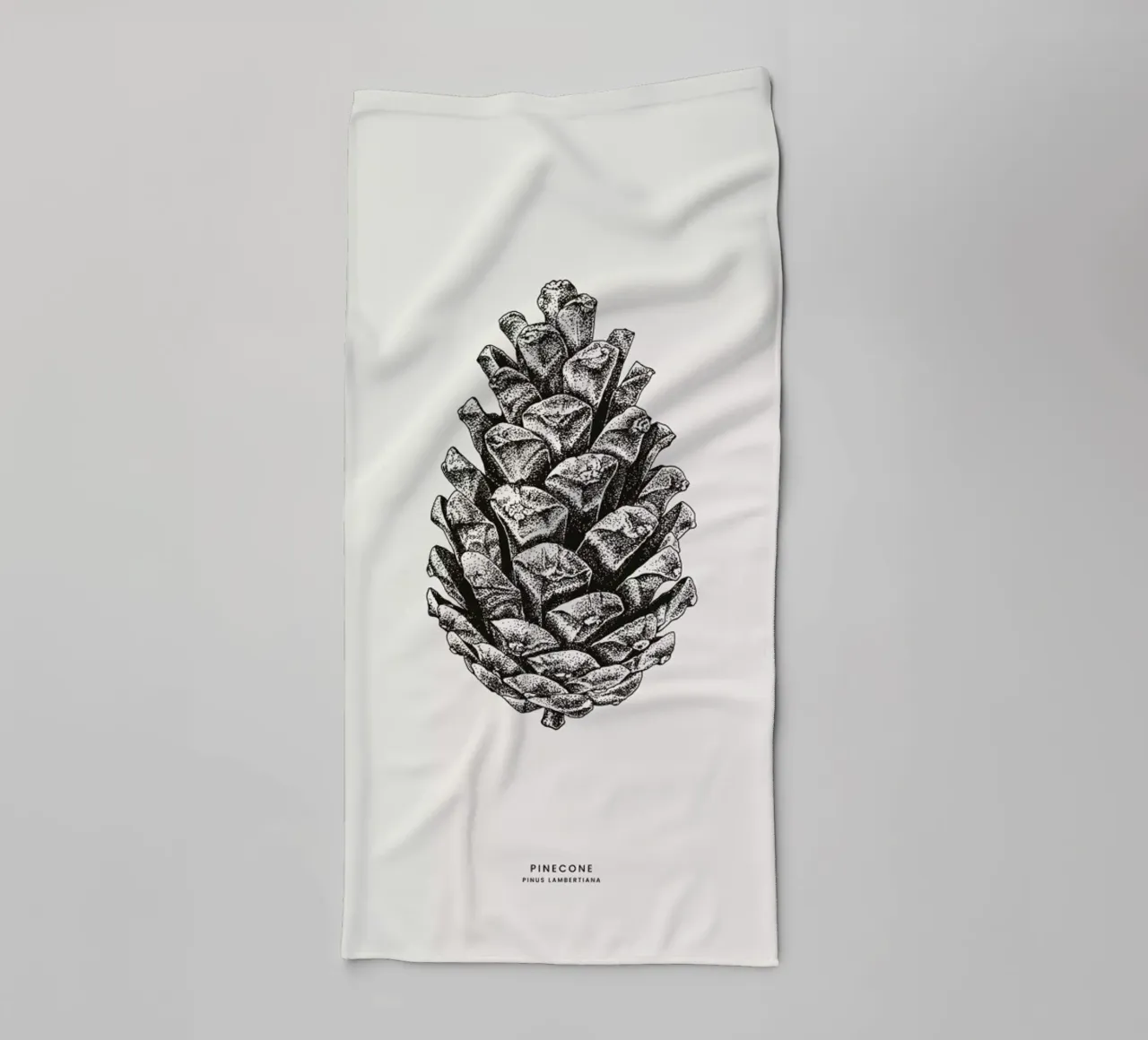 Pinecone badhanddoek van Flora & Fauna
