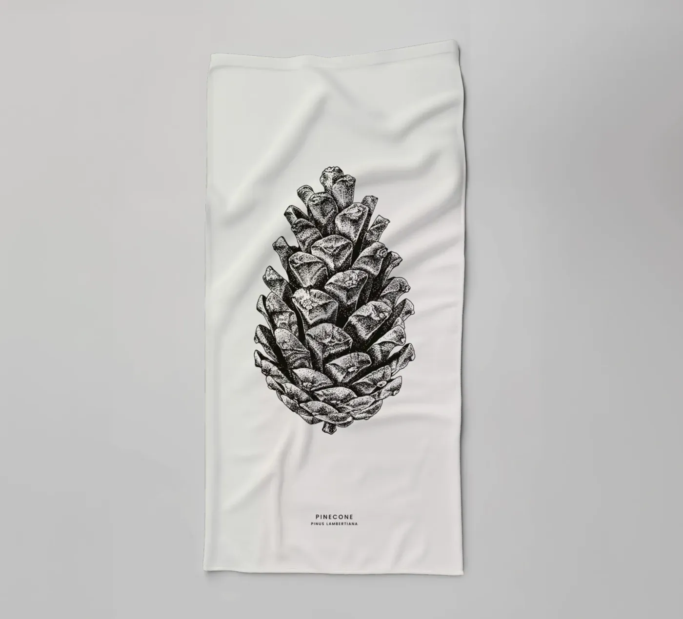 Pinecone towel by Flora & Fauna