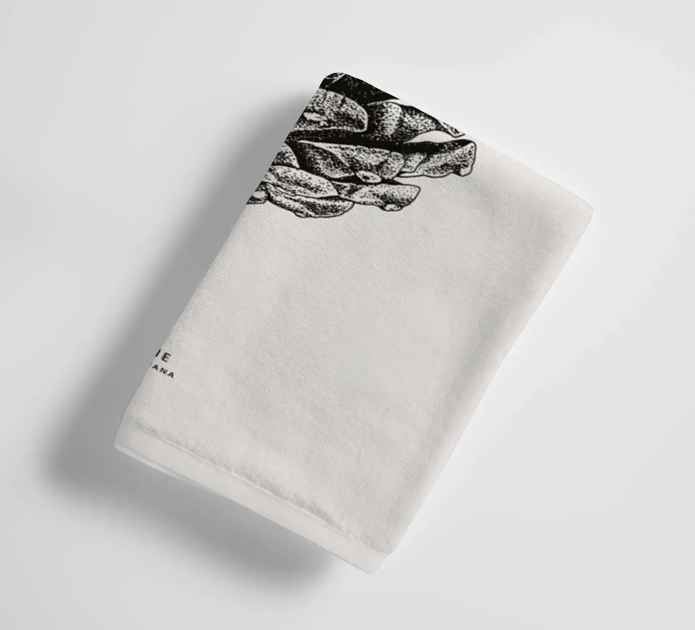 Pinecone towel by Flora & Fauna