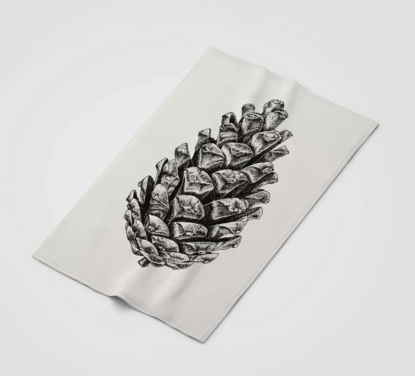 Pinecone fleece blanket by Flora & Fauna