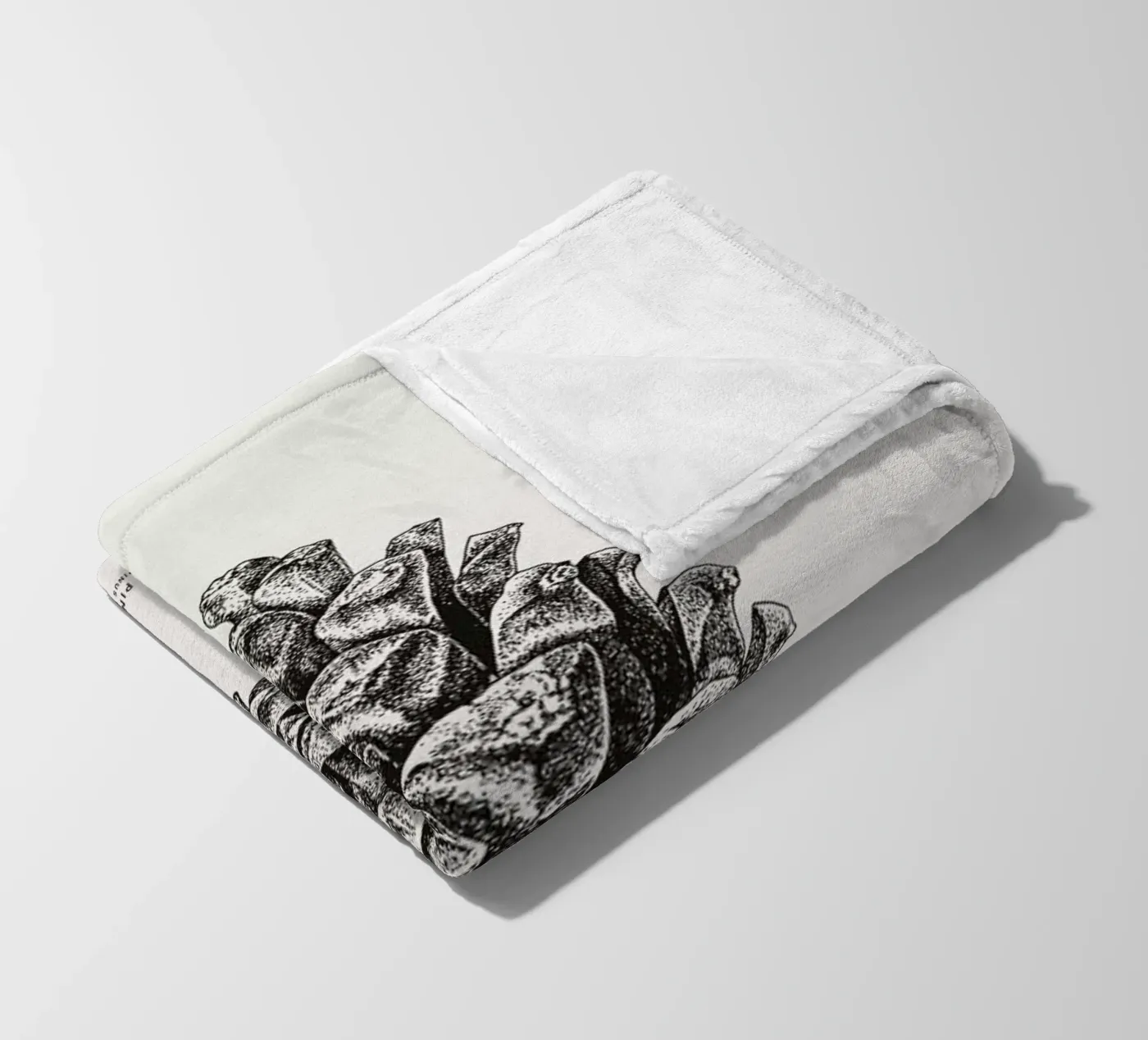 Pinecone fleece blanket by Flora & Fauna