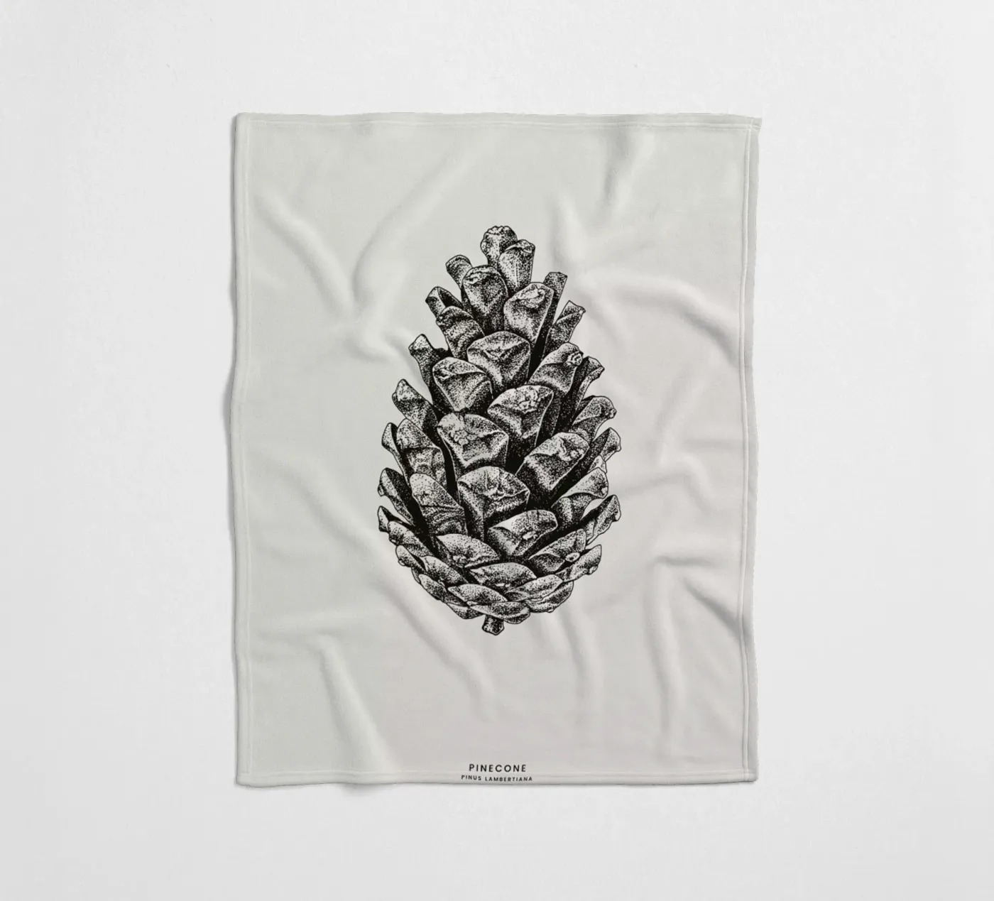 Pinecone Fleecedecke von Flora & Fauna
