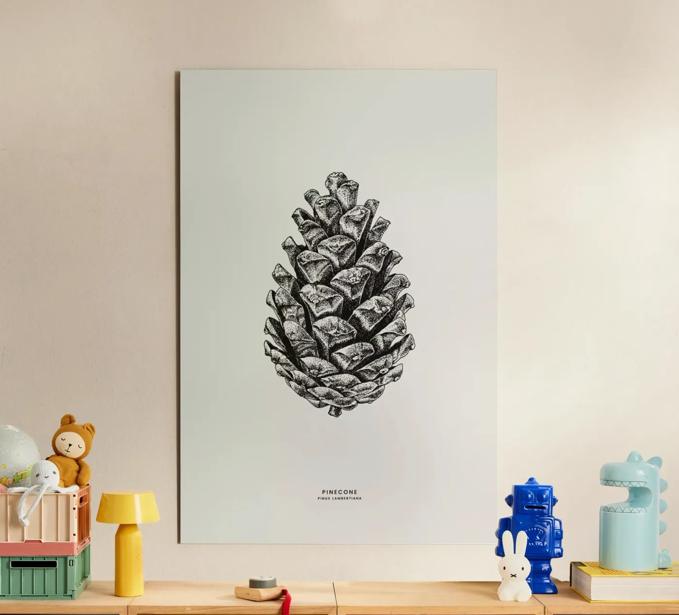 Pinecone alluminio dibond da Flora & Fauna