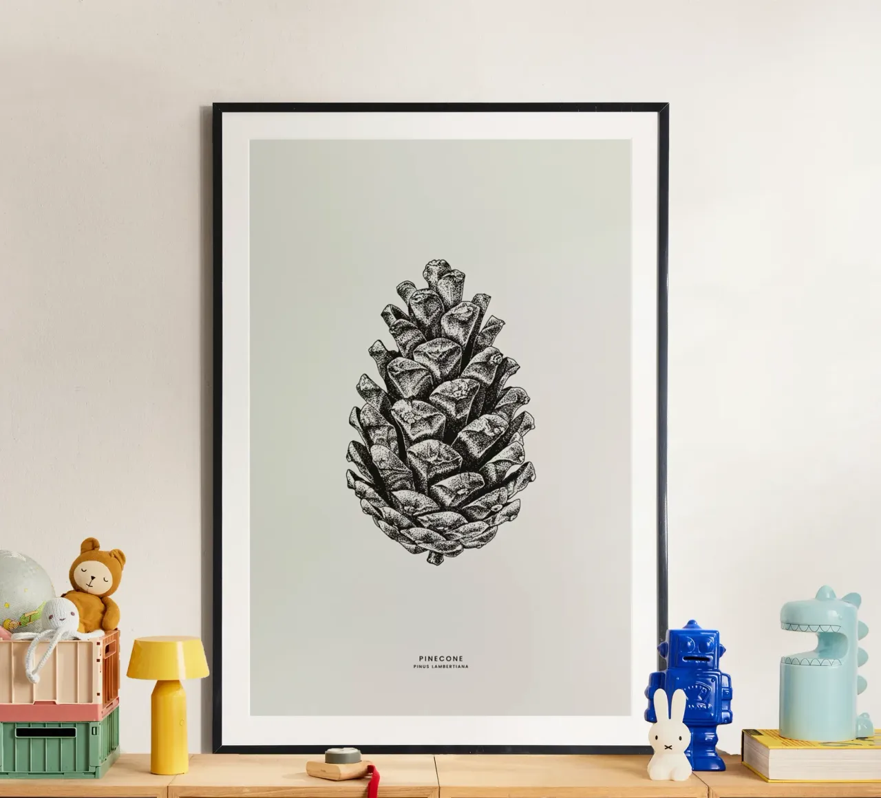 Pinecone poster van Flora & Fauna