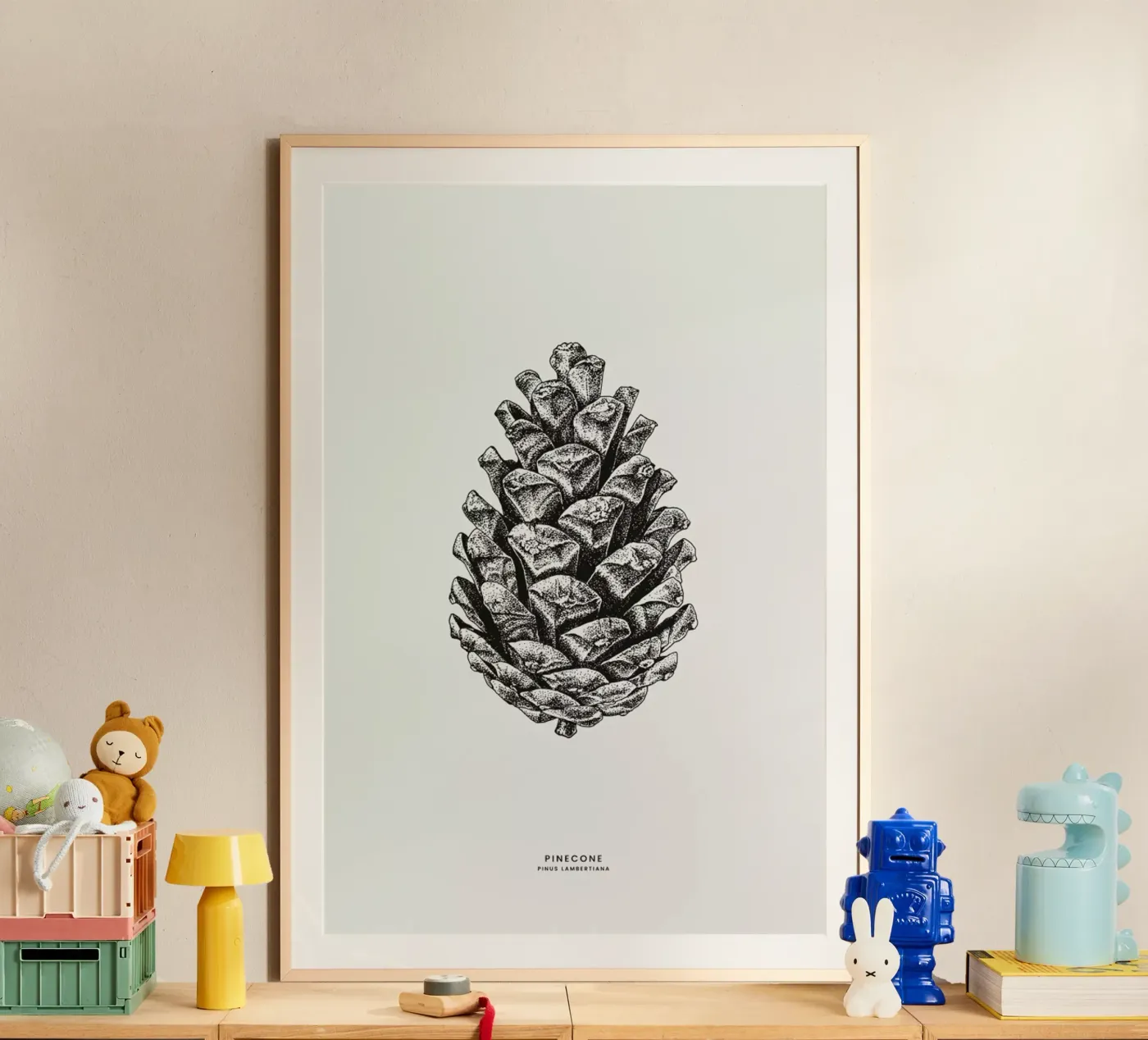 Pinecone Poster von Flora & Fauna