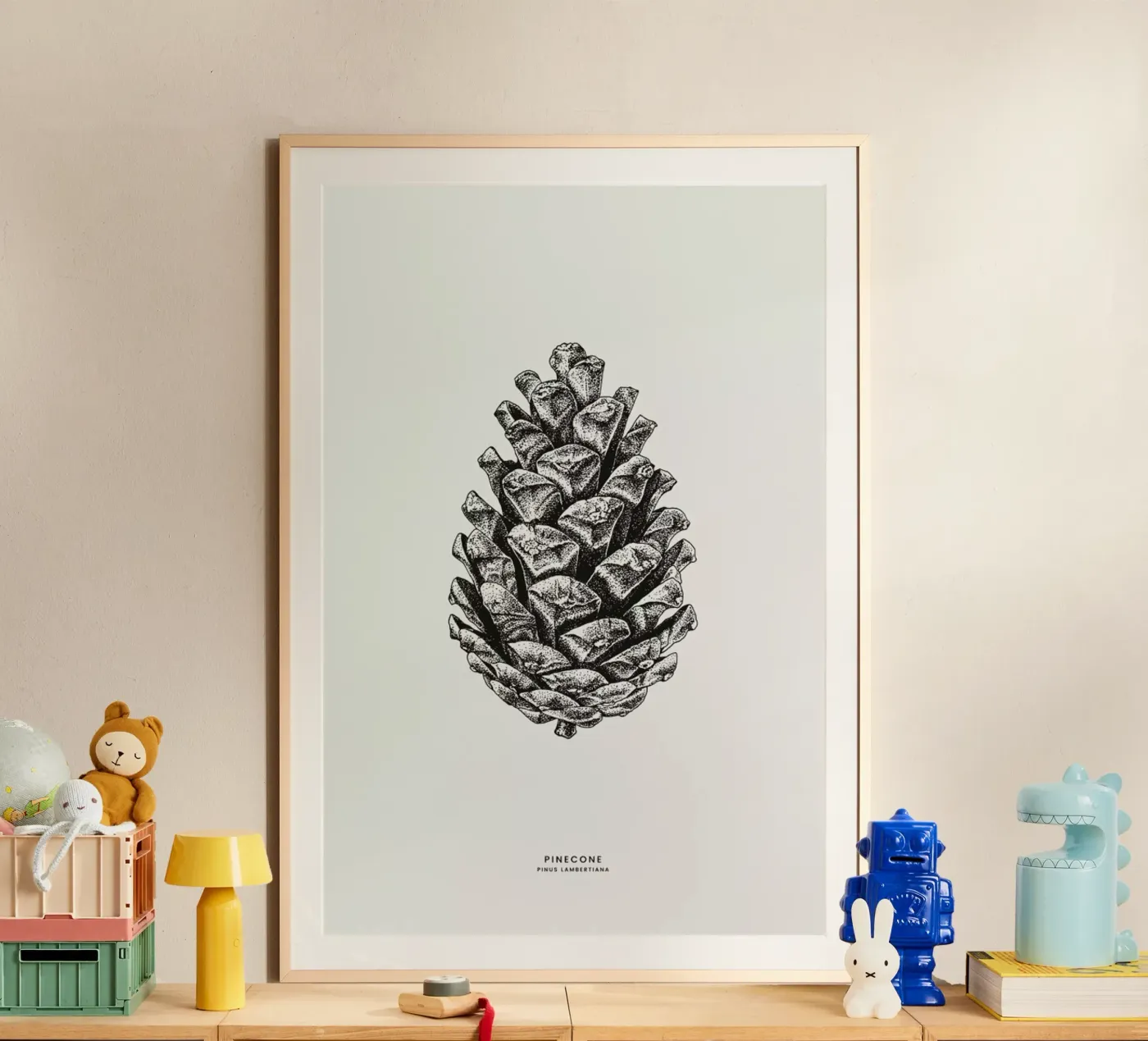 Pinecone poster da Flora & Fauna