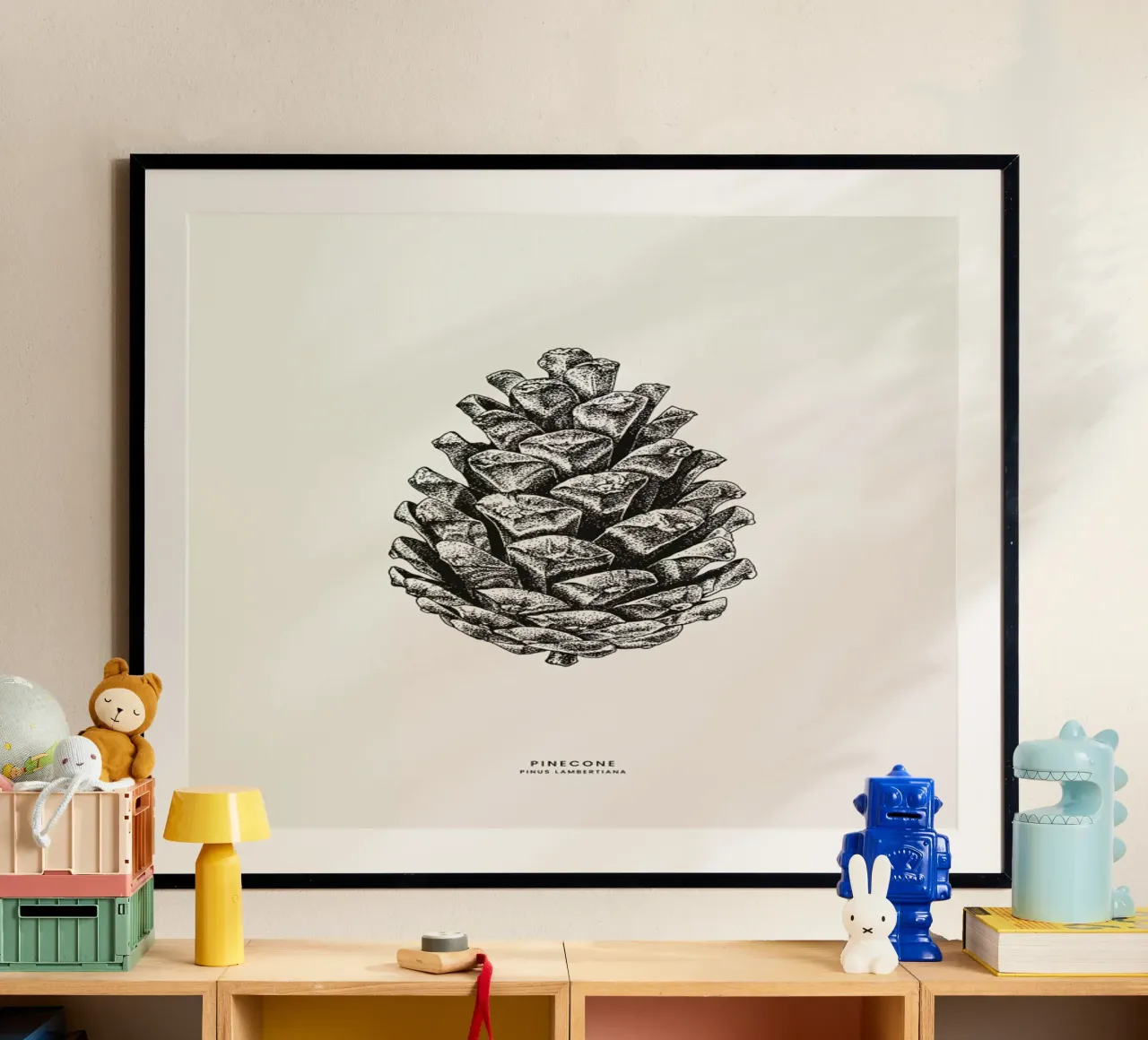 Pinecone poster van Flora & Fauna