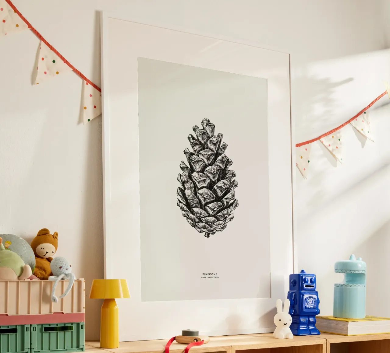 Pinecone poster van Flora & Fauna