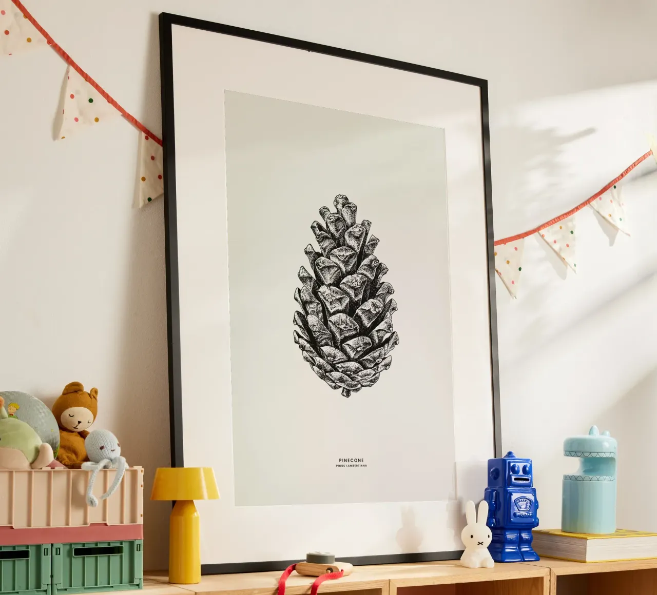 Pinecone poster van Flora & Fauna