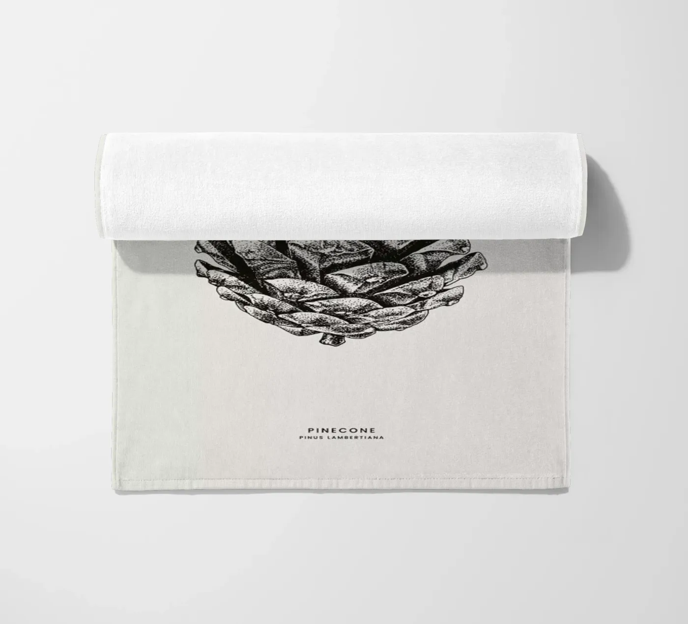 Pinecone Strandtuch von Flora & Fauna