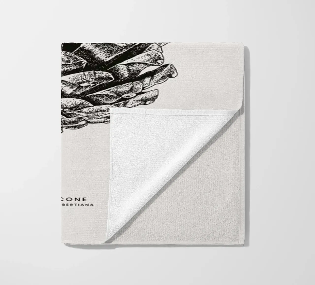 Pinecone strandhanddoek van Flora & Fauna