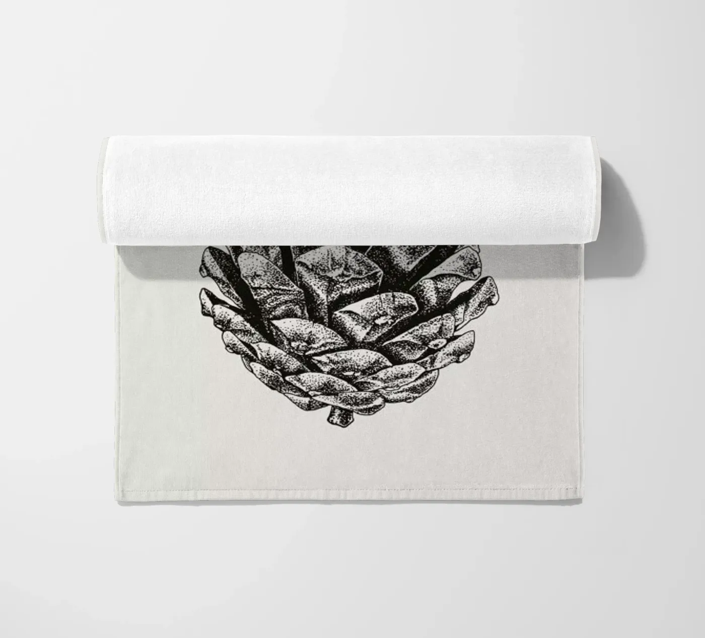 Pinecone beach towel by Flora & Fauna