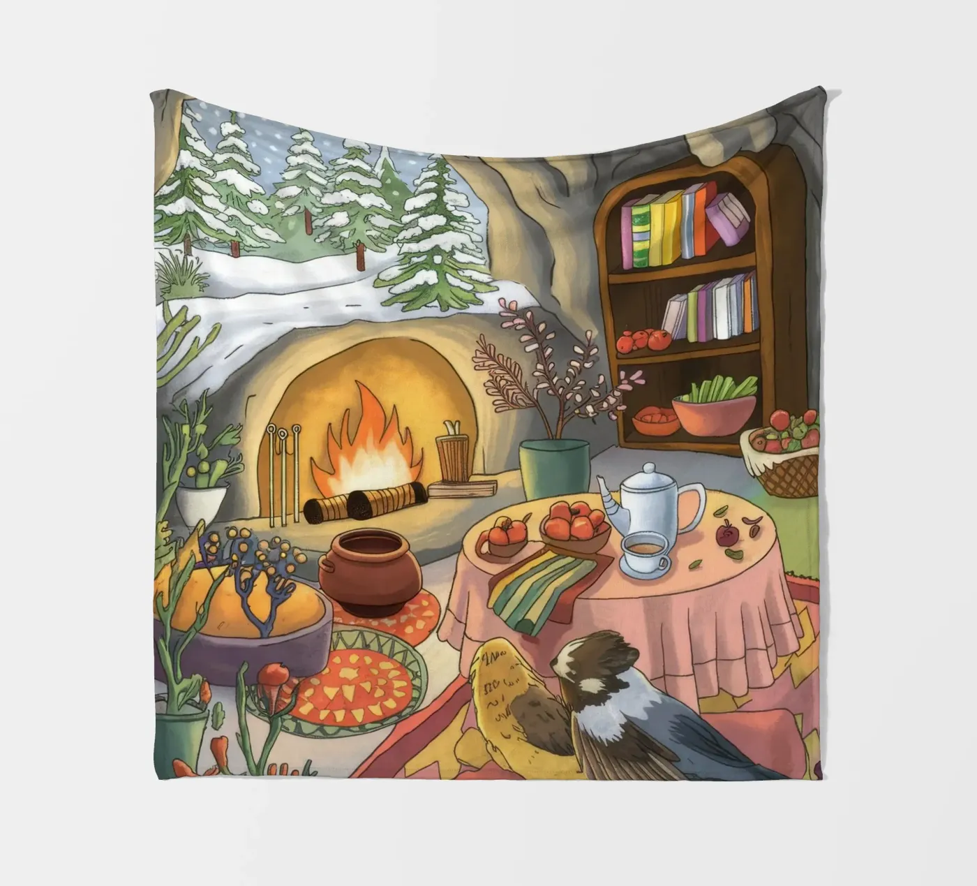 Winter Hearth Serenity fleecedeken van Timeless Huse