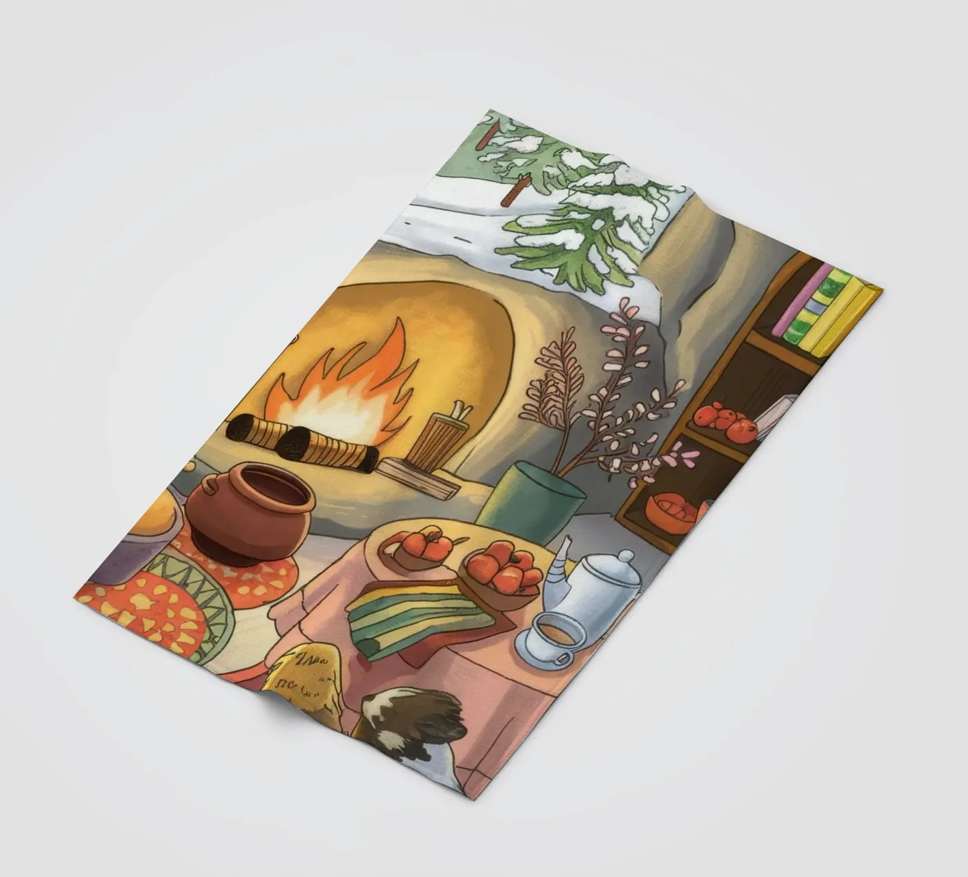 Winter Hearth Serenity fleecedeken van Timeless Huse