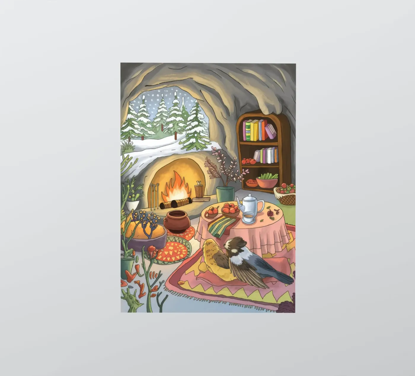 Winter Hearth Serenity sticker by Timeless Huse