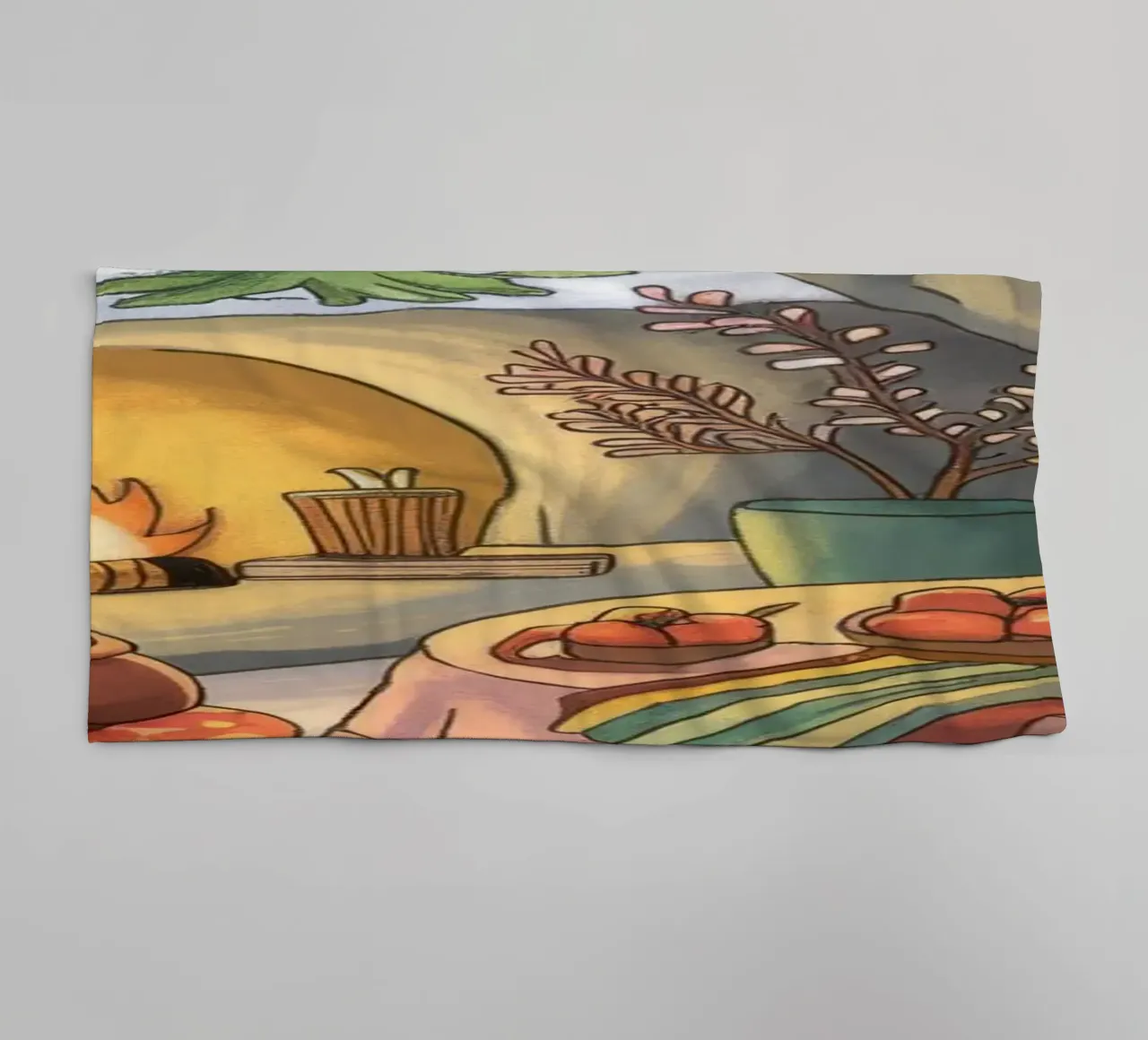 Winter Hearth Serenity towel by Timeless Huse