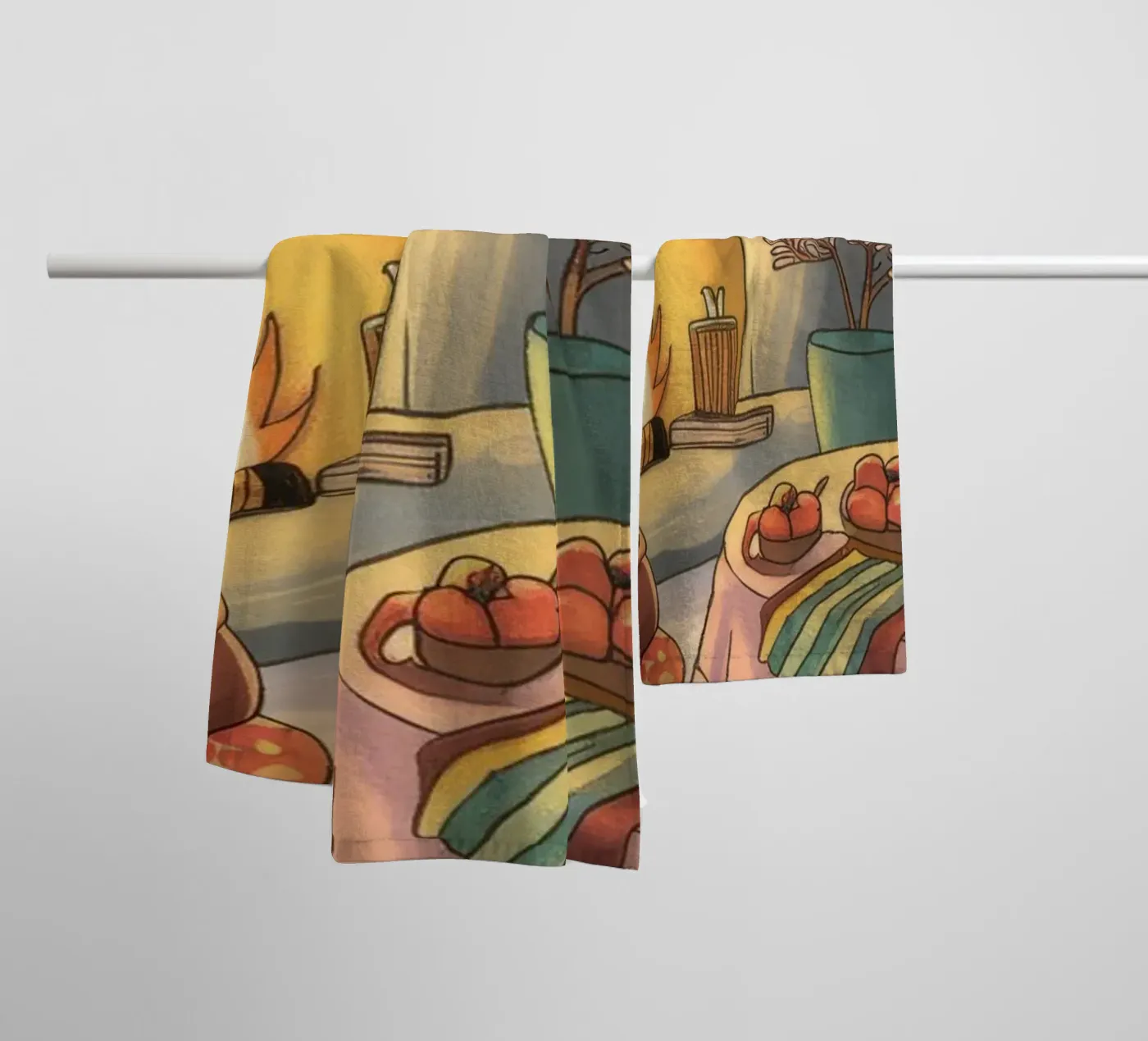 Winterhaard sereniteit badhanddoek van Timeless Huse