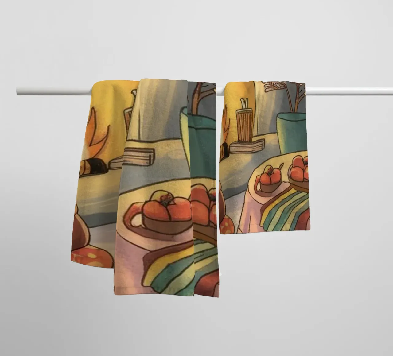 Winter Hearth Serenity towel by Timeless Huse