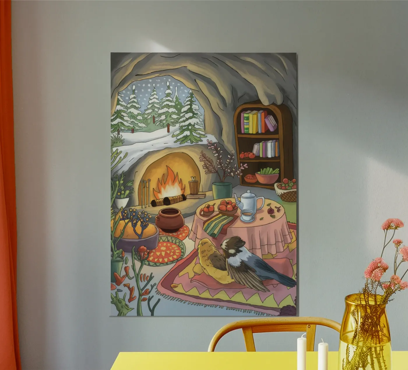 Winterhaard sereniteit poster van Timeless Huse