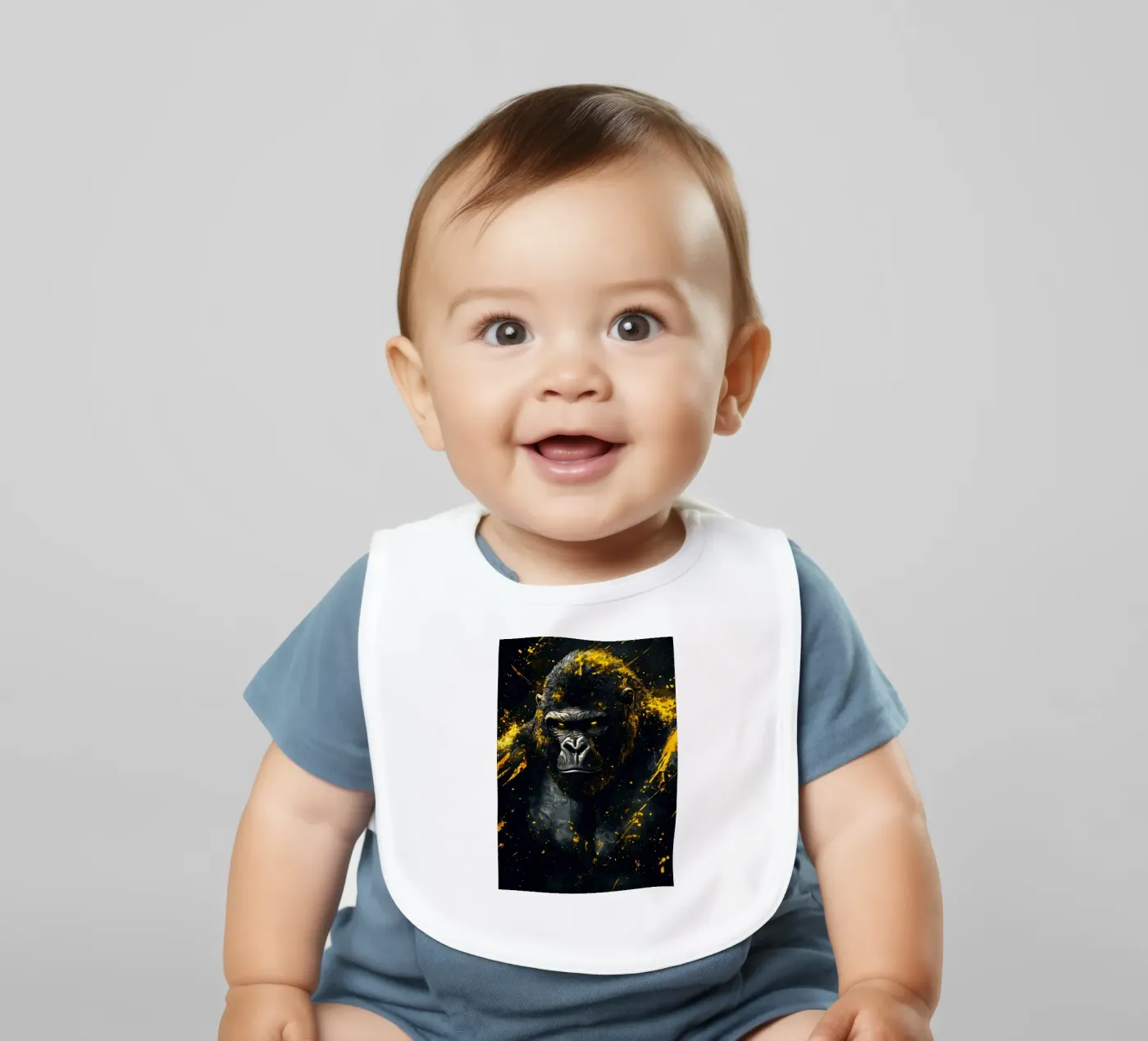 Gorilla d'oro bavaglino da Justyna Jaszke JBJart