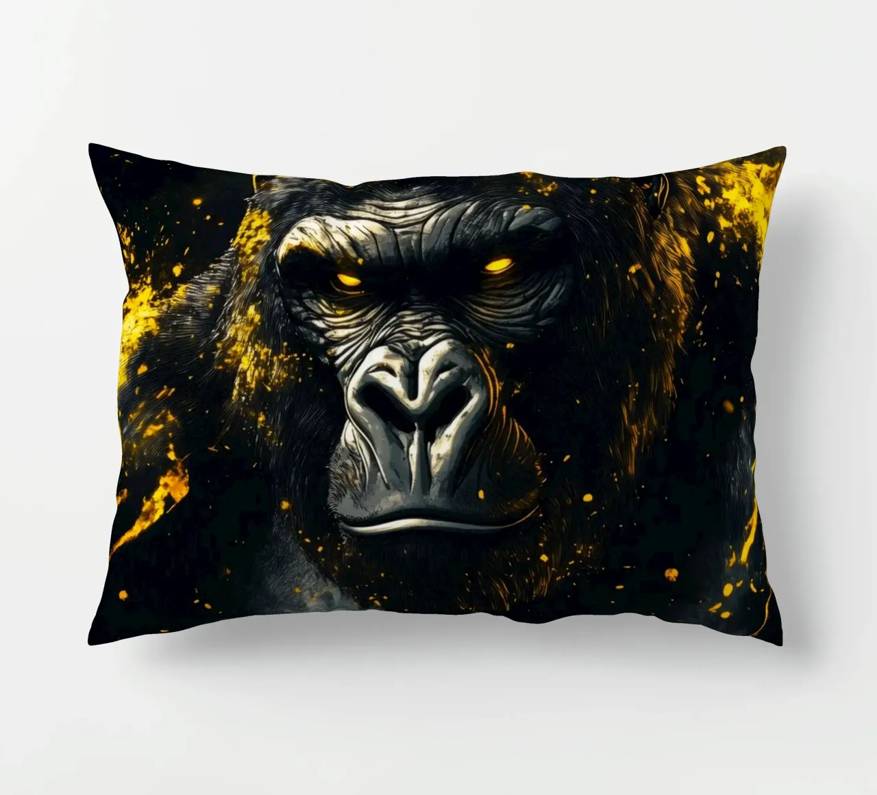 Gorilla d'oro cuscino da Justyna Jaszke JBJart