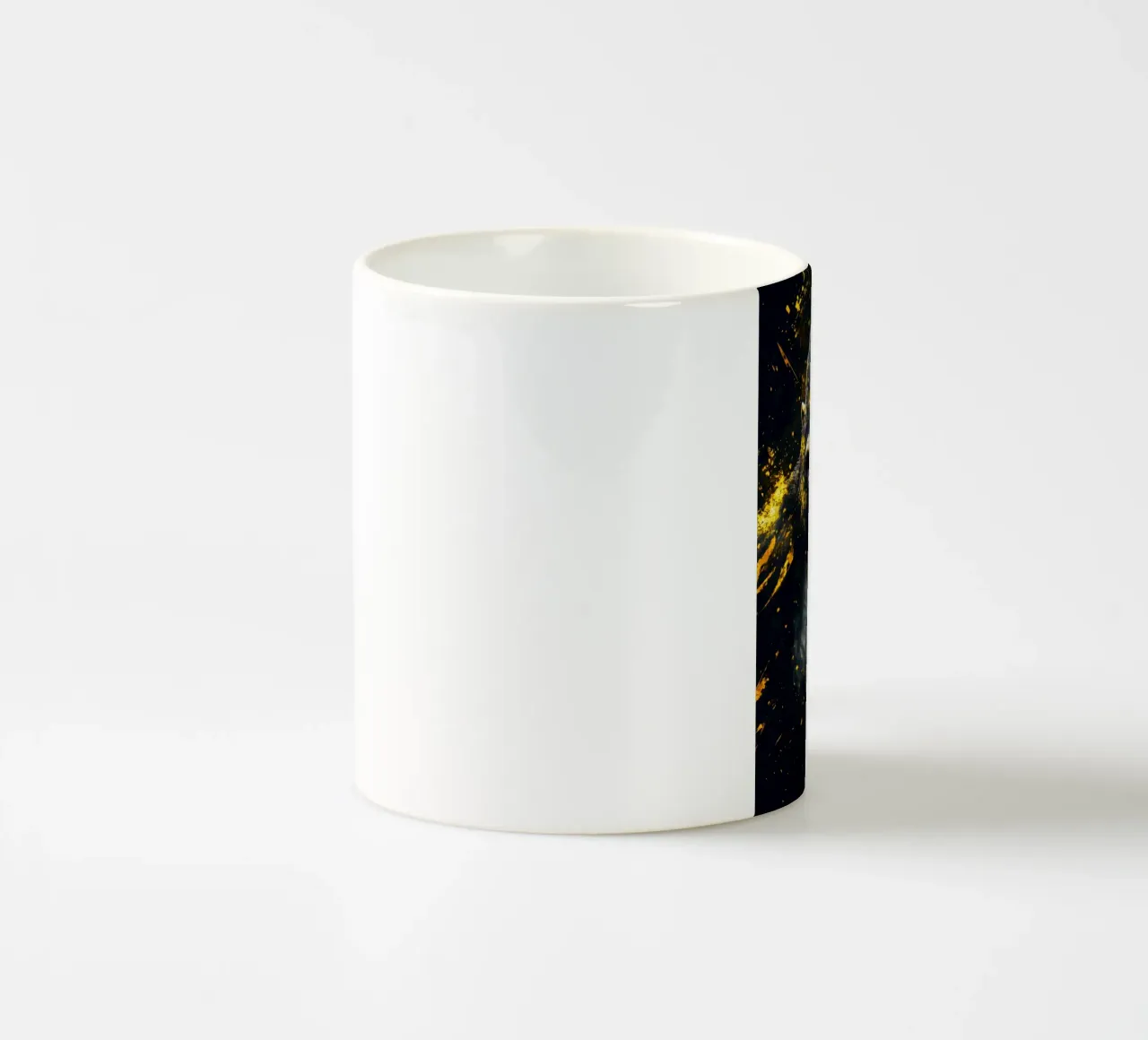 Gorilla d'oro tazza in ceramica da Justyna Jaszke JBJart