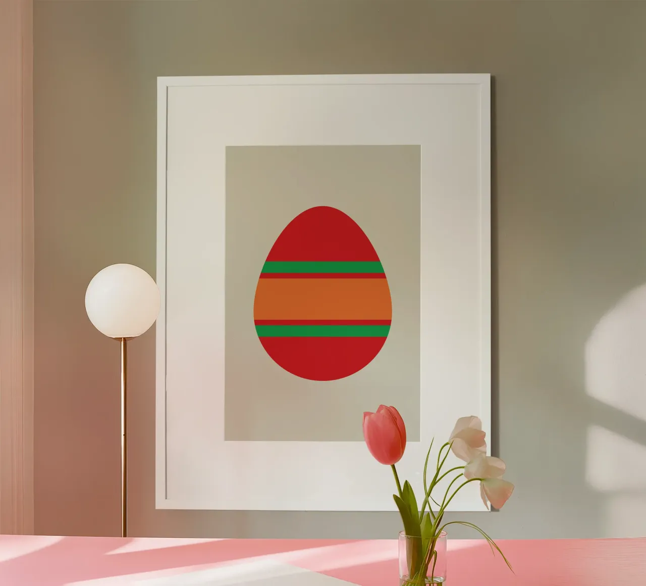 Easter Egg Bauhaus poster da galihstudio