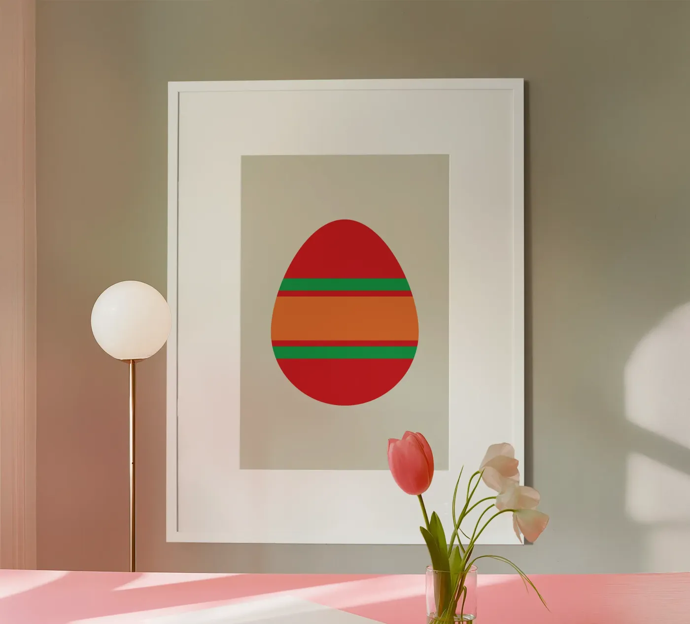 Easter Egg Bauhaus poster da galihstudio