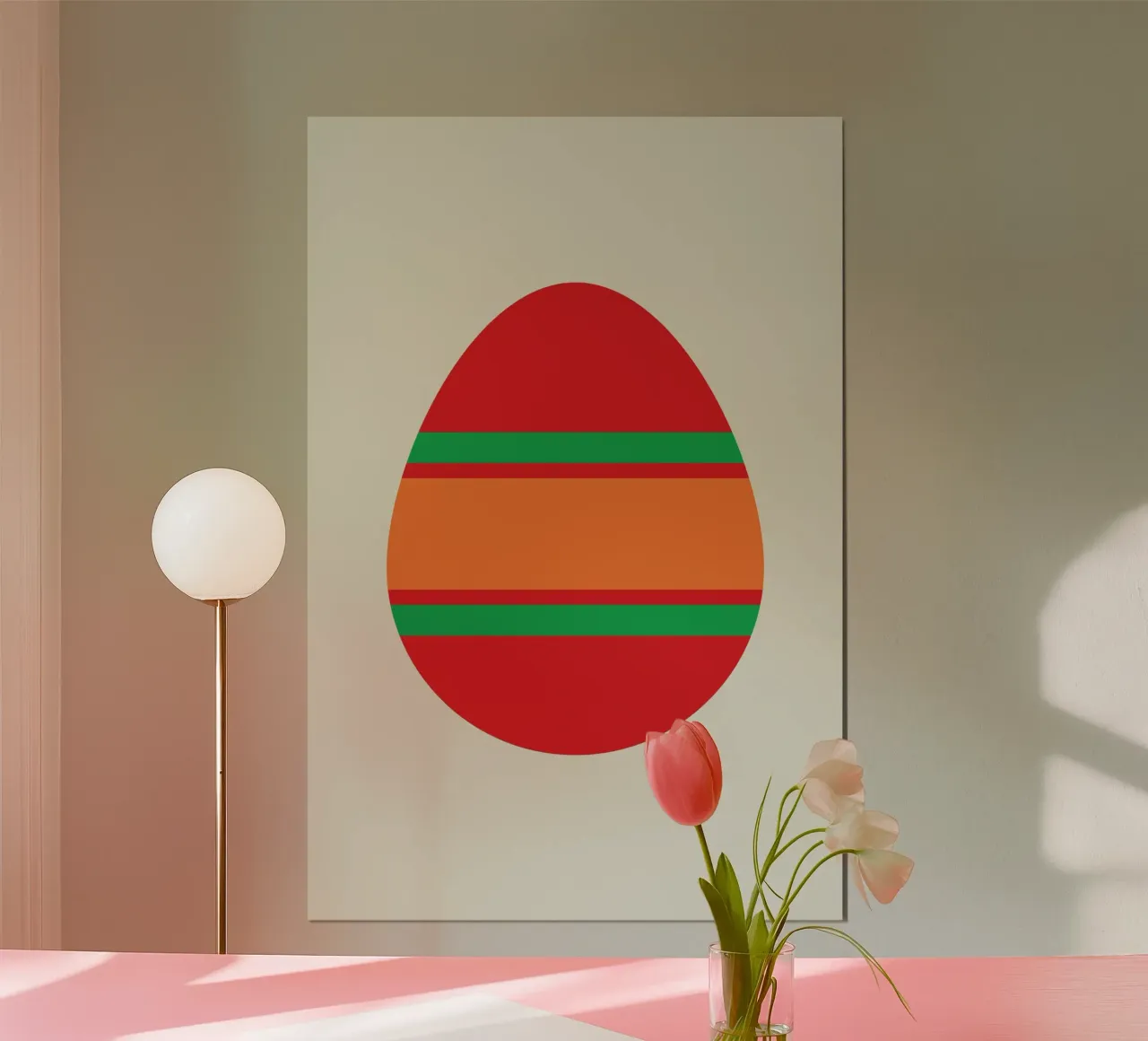 Easter Egg Bauhaus poster da galihstudio