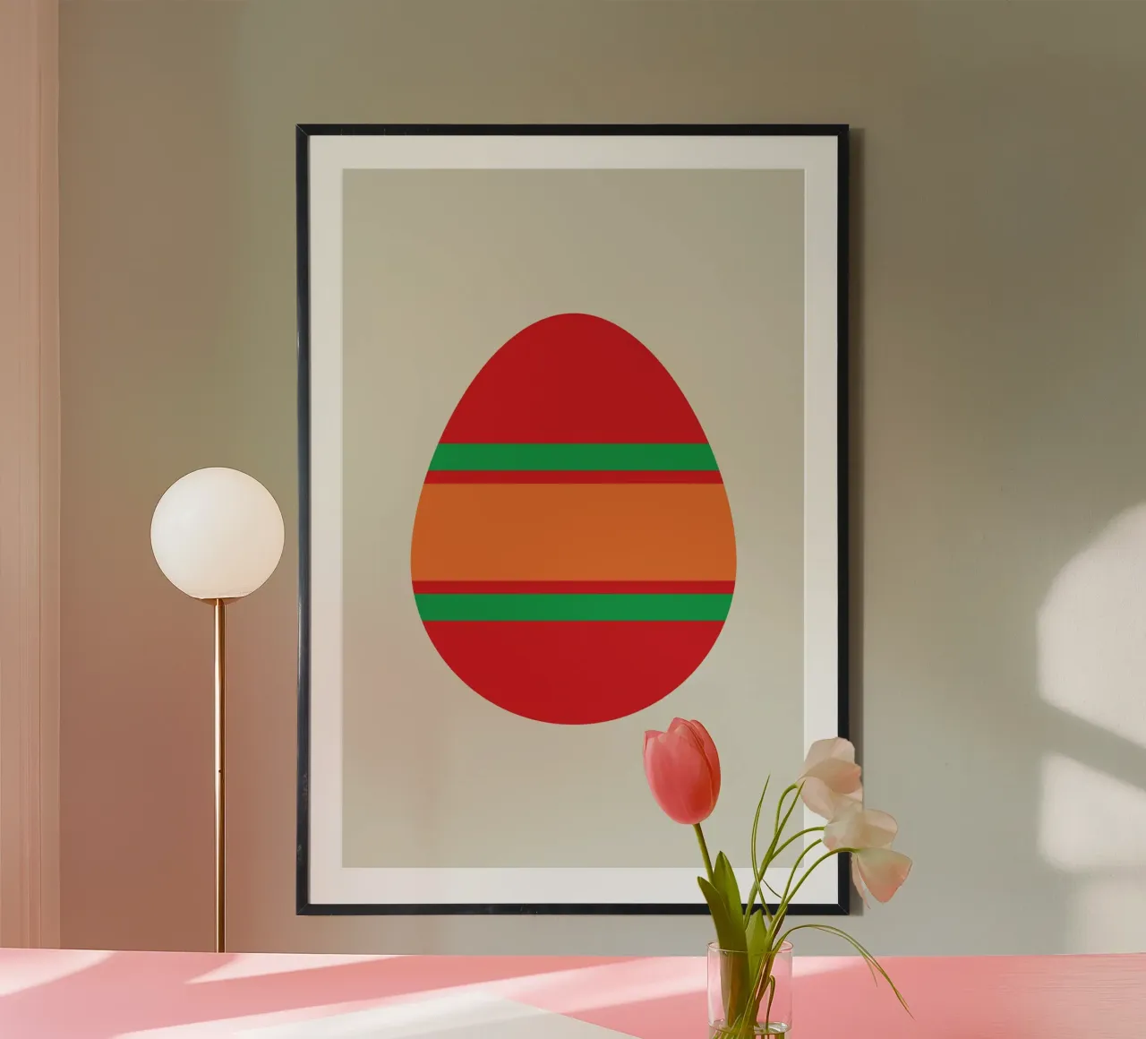 Easter Egg Bauhaus poster da galihstudio