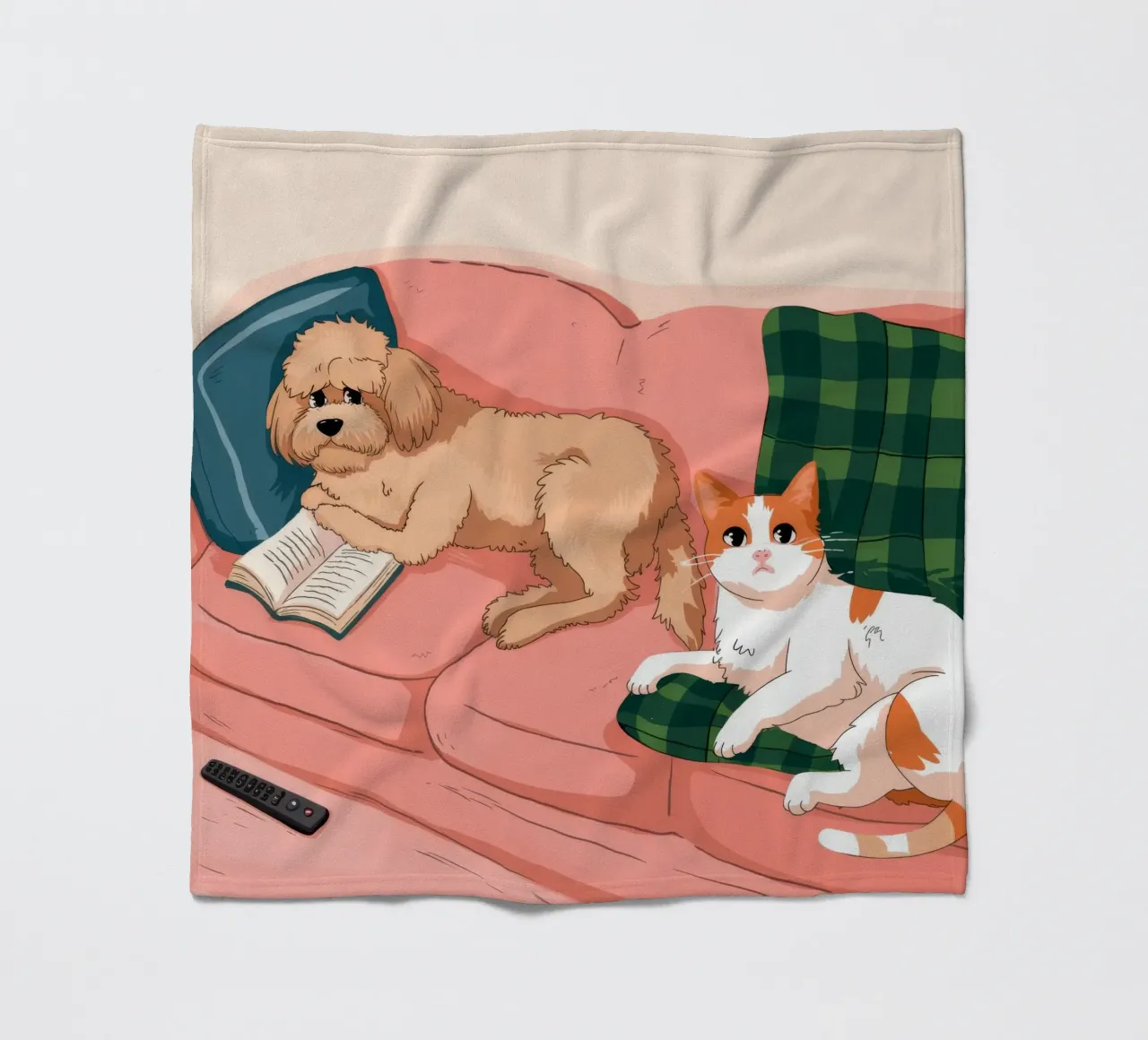 Cozy Canine Serenity fleece blanket by Timeless Huse
