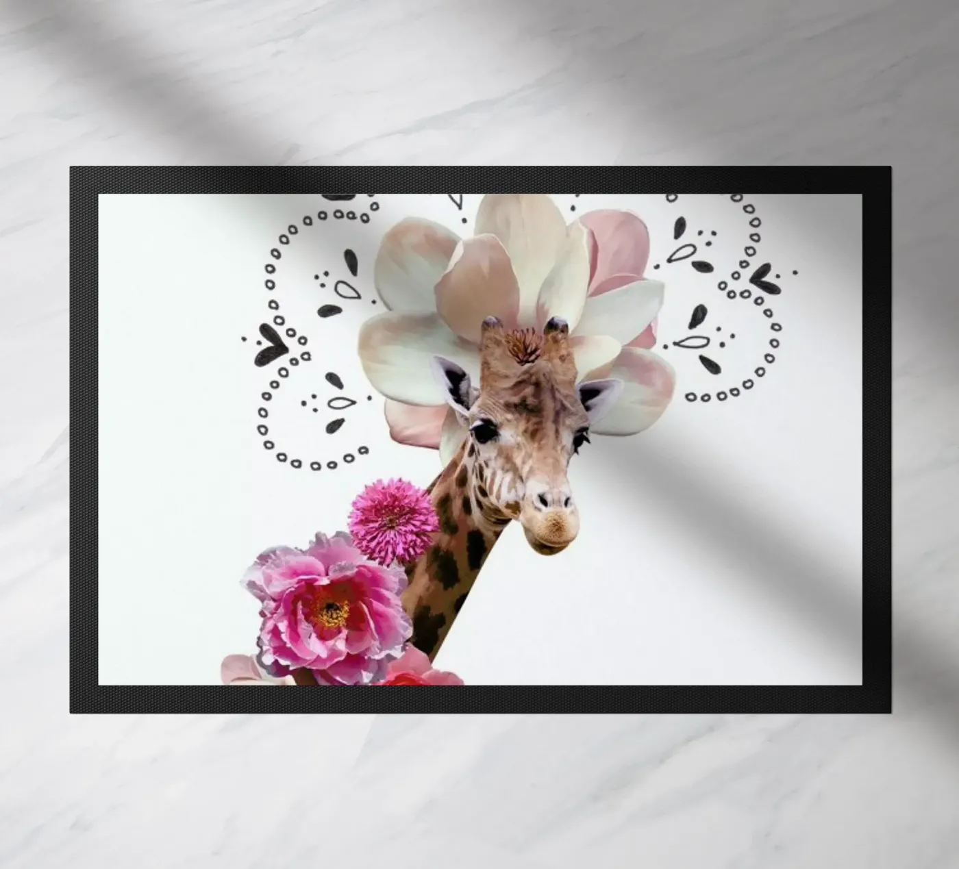 Giraffe Collage zerbino da Miles of Light