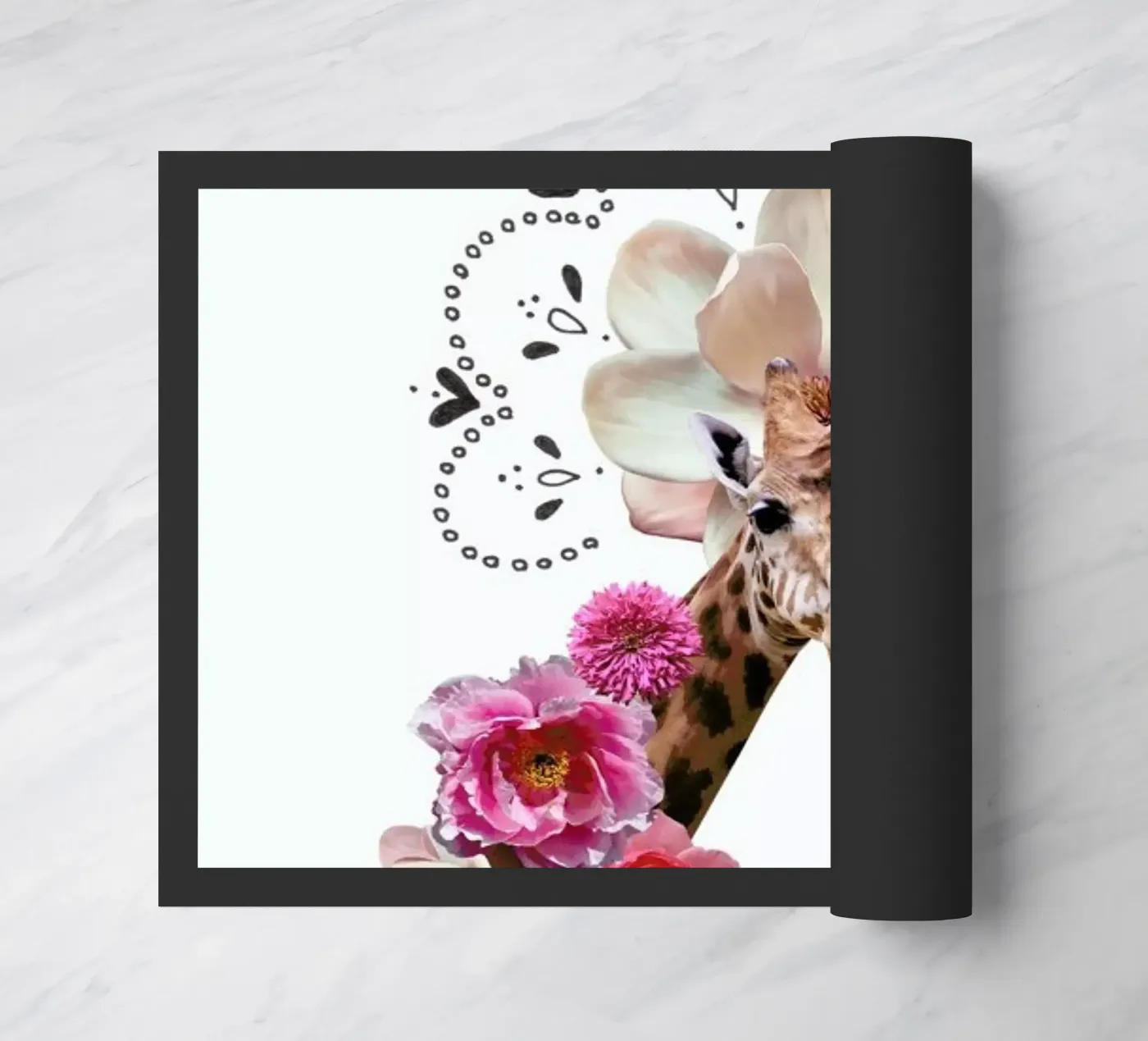 Giraffe Collage zerbino da Miles of Light