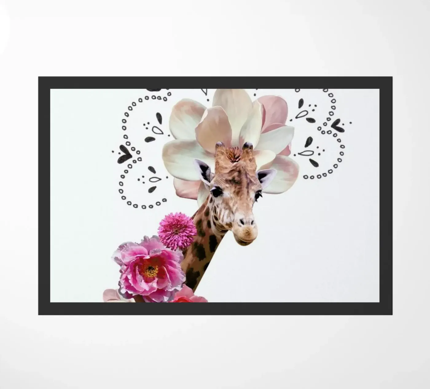 Giraffe Collage zerbino da Miles of Light