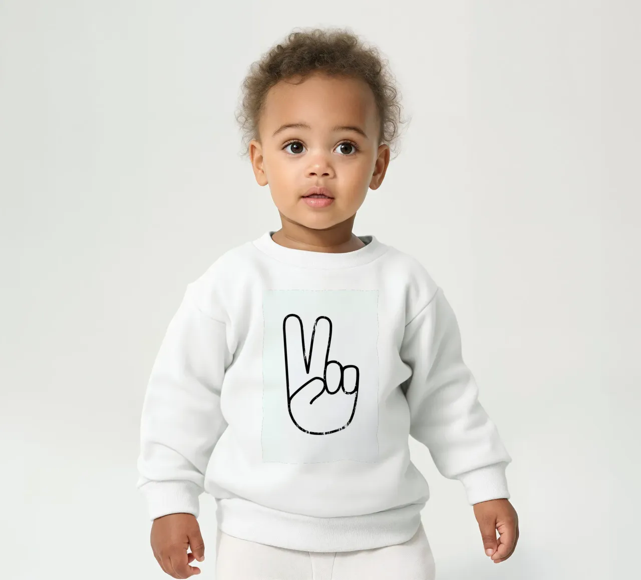 Peace Sign baby sweatshirt by The Native State