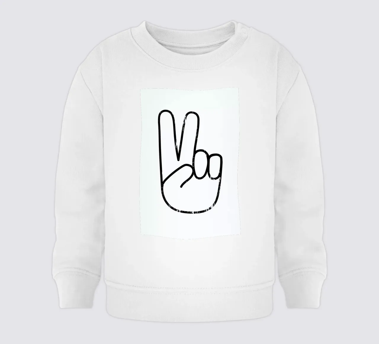 Peace Sign baby sweatshirt by The Native State