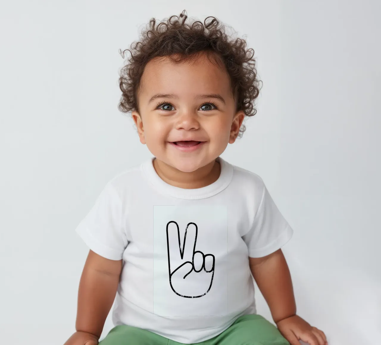 Peace Sign baby t-shirt by The Native State