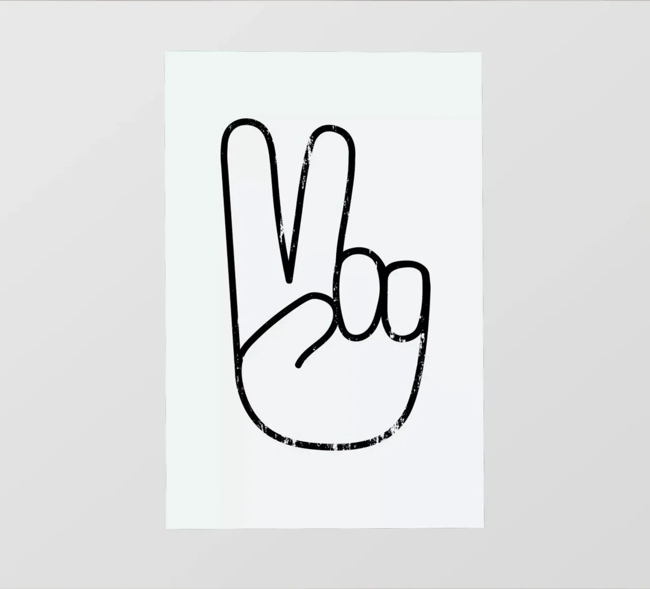 Peace Sign pellicola backlit da The Native State