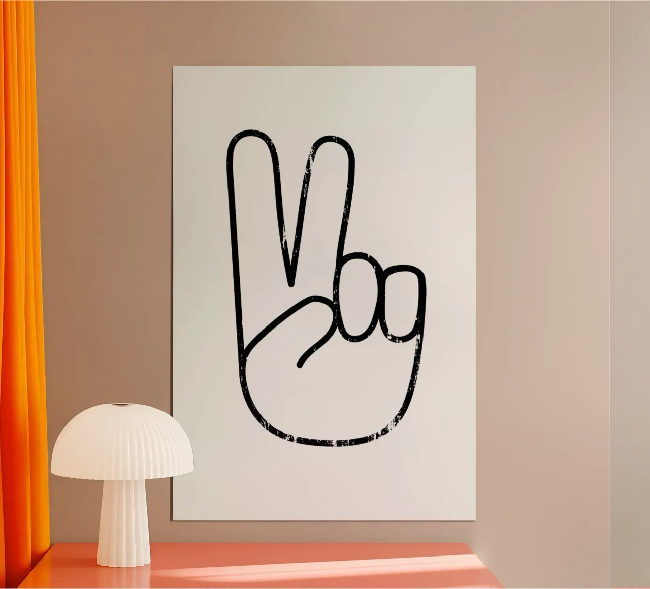 Peace Sign poster by The Native State