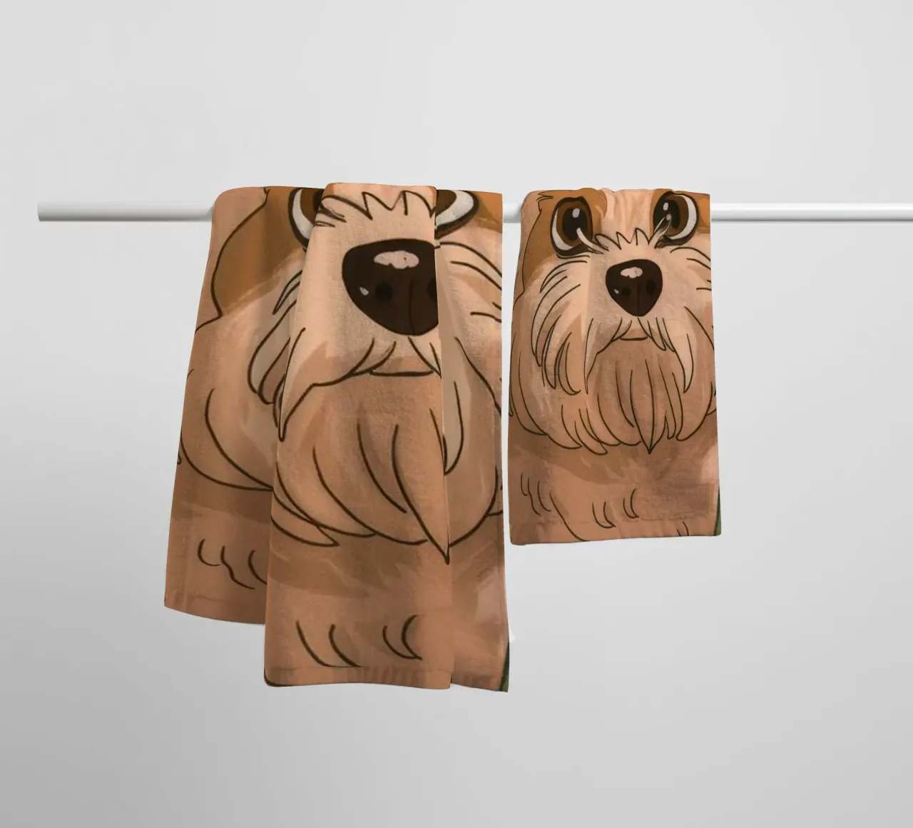 Essenza floreale per cuccioli asciugamano da bagno da Timeless Huse