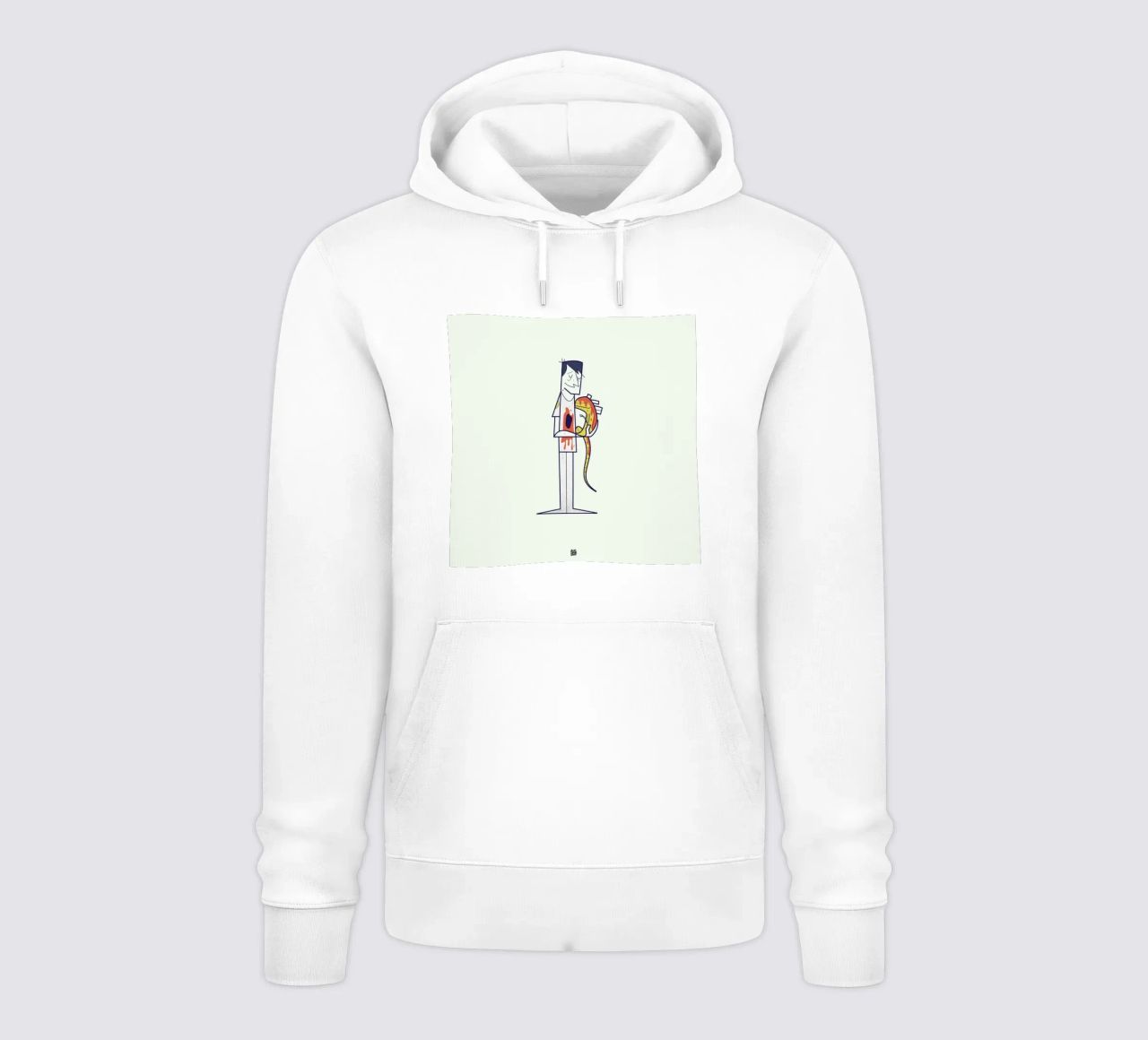 You are a part of me felpa con cappuccio da Ale Giorgini