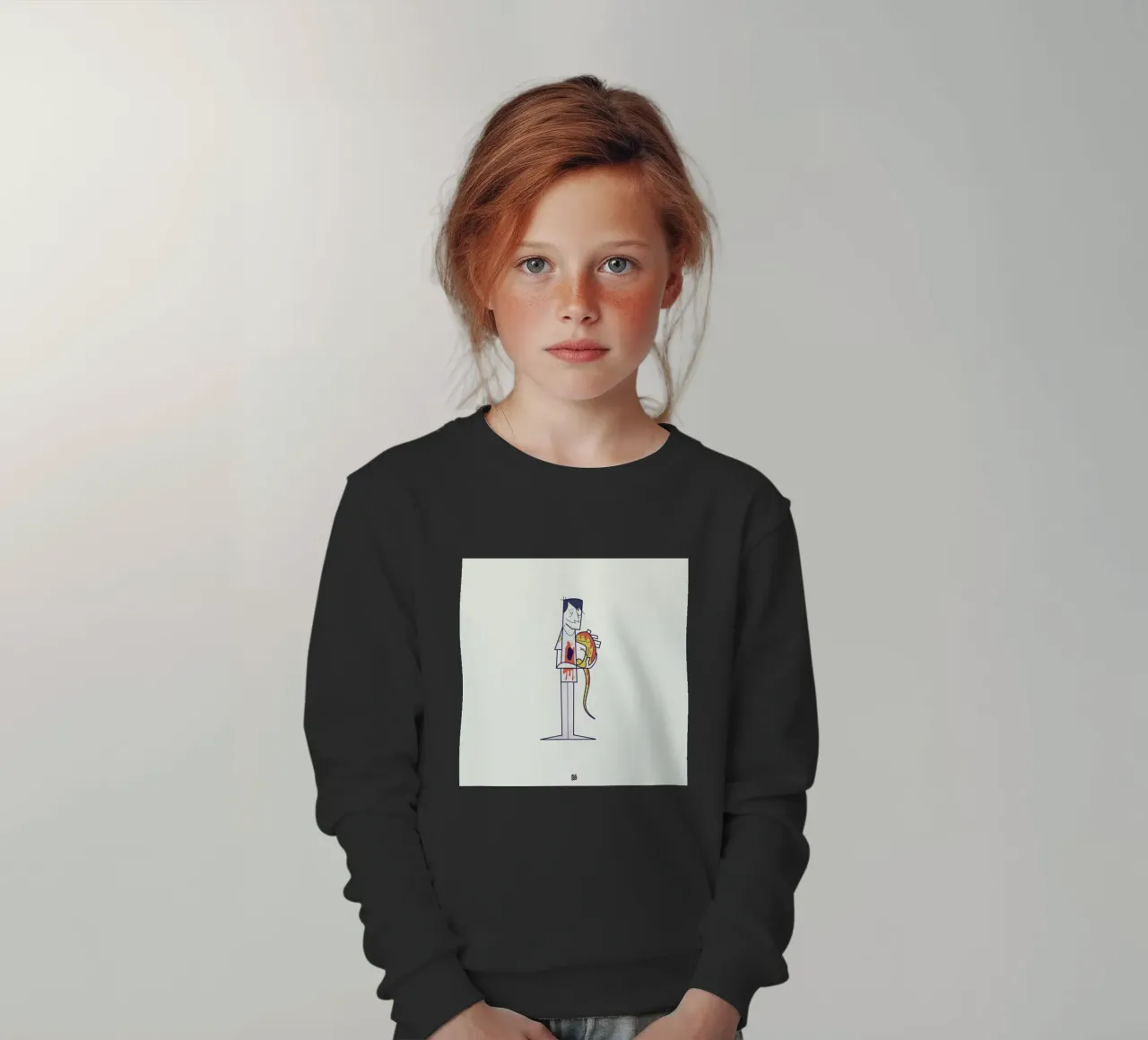 You are a part of me felpa bambino da Ale Giorgini