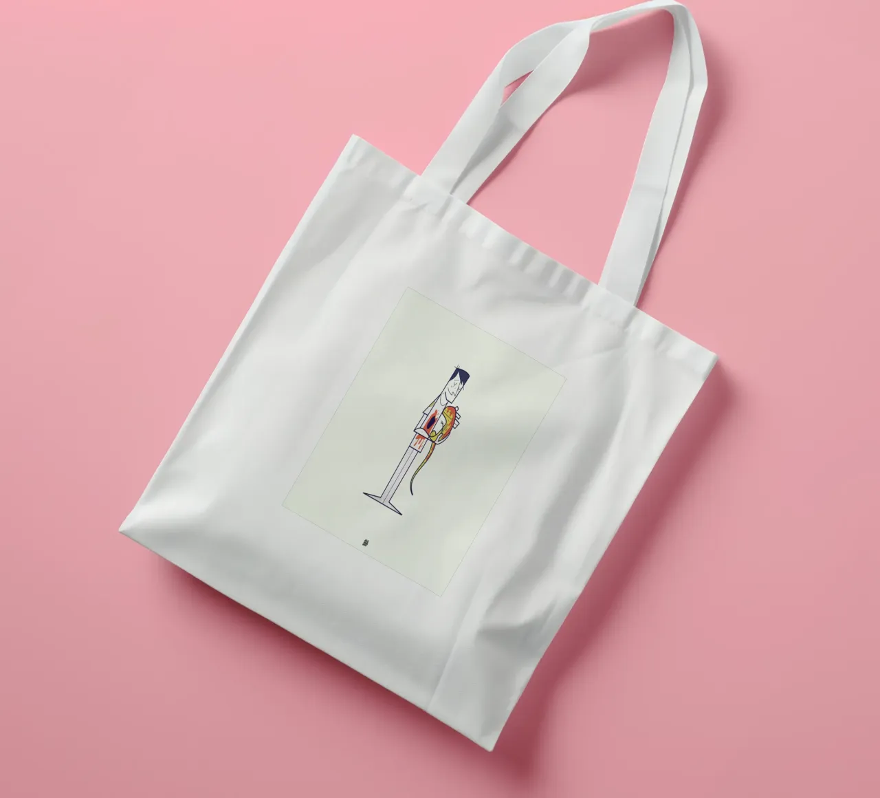 You are a part of me borsa in juta da Ale Giorgini